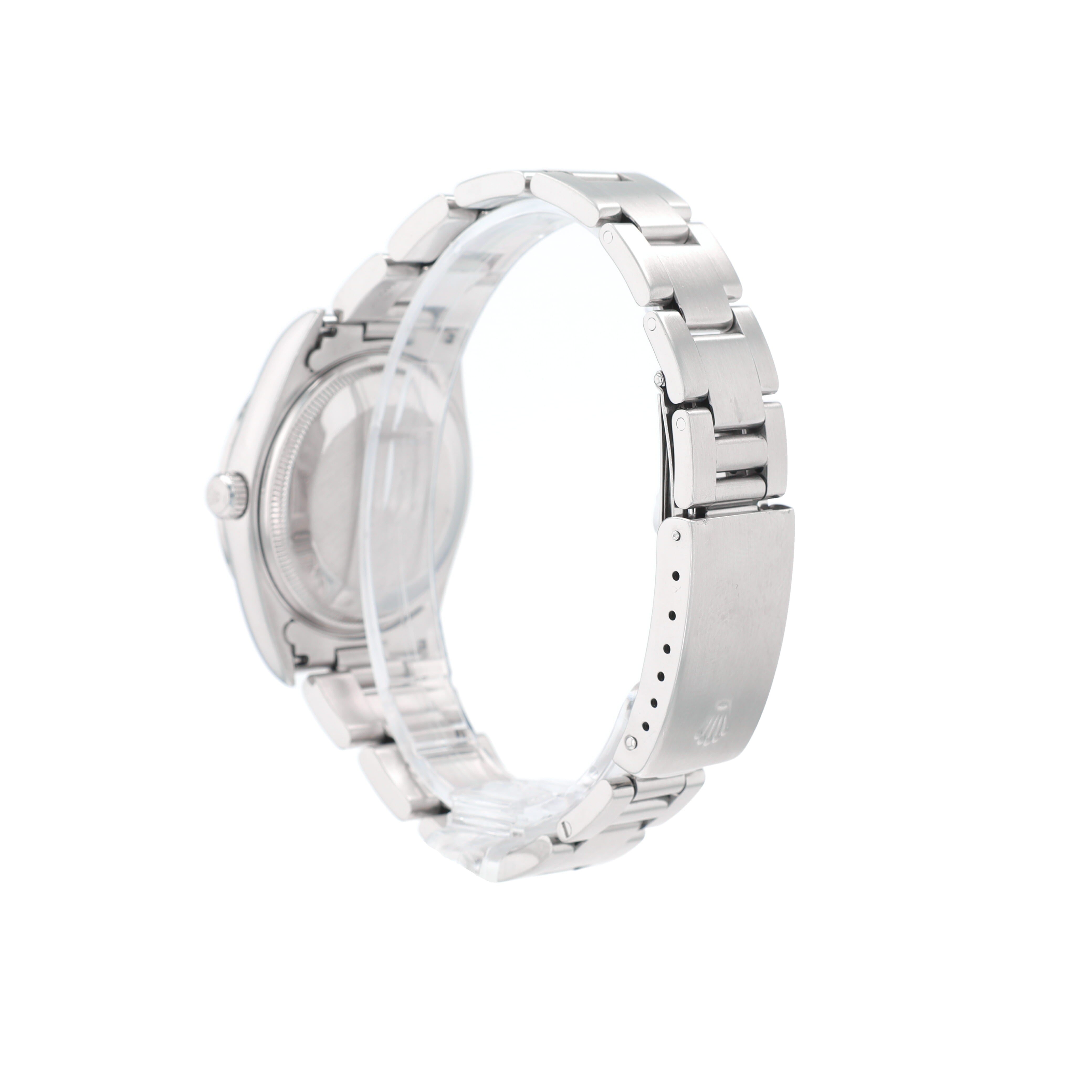 Rolex Air-King 14000 34mm Silver Index Dial Smooth Bezel Oyster Band - Luxuriant Concierge