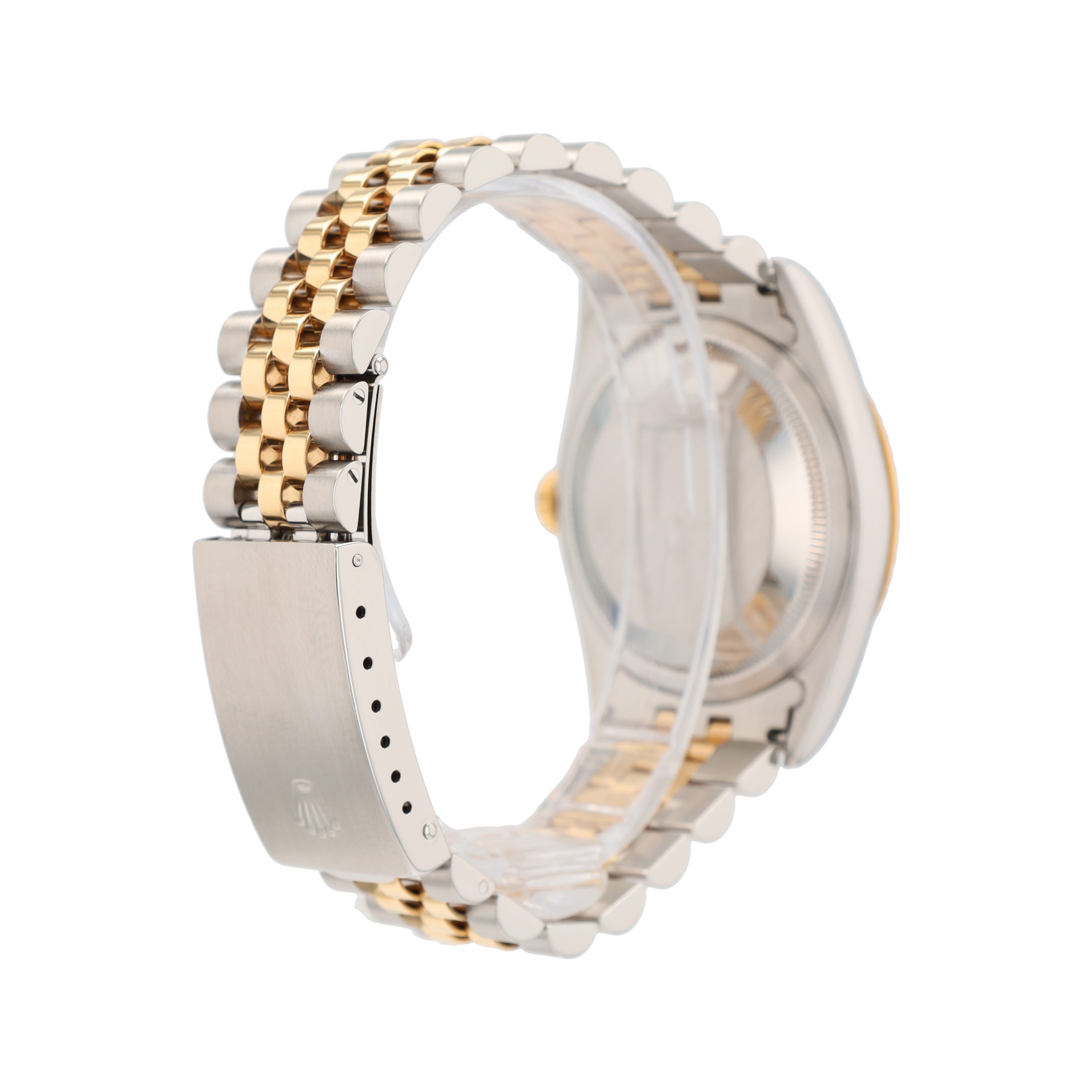 Rolex Datejust 16233 36mm White Roman Numeral (Skinny) Dial Fluted Bezel Jubilee Band