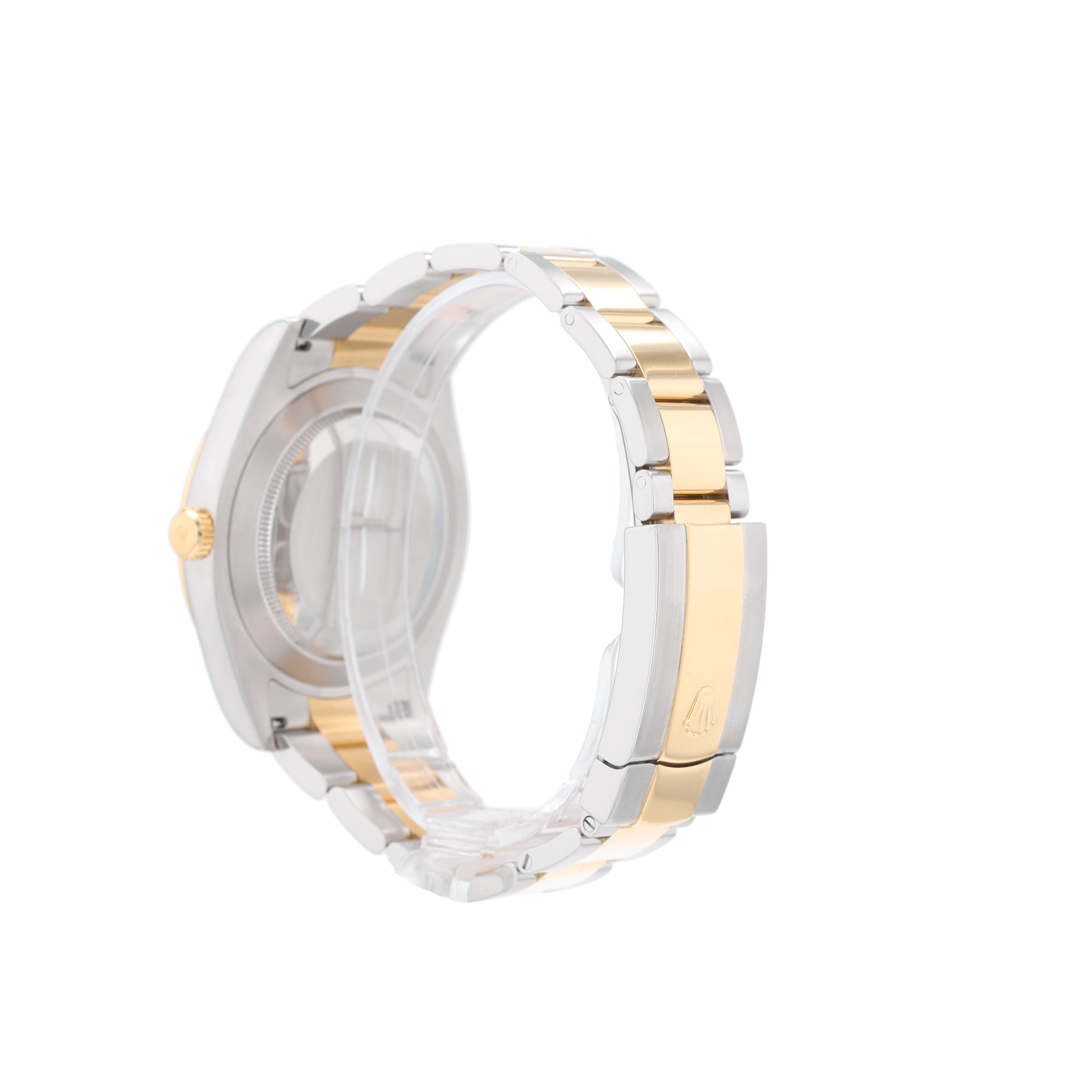 Rolex Datejust II 116333 41mm Grey Wimbledon Index & Roman Dial Fluted Bezel Oyster Band - Luxuriant Concierge