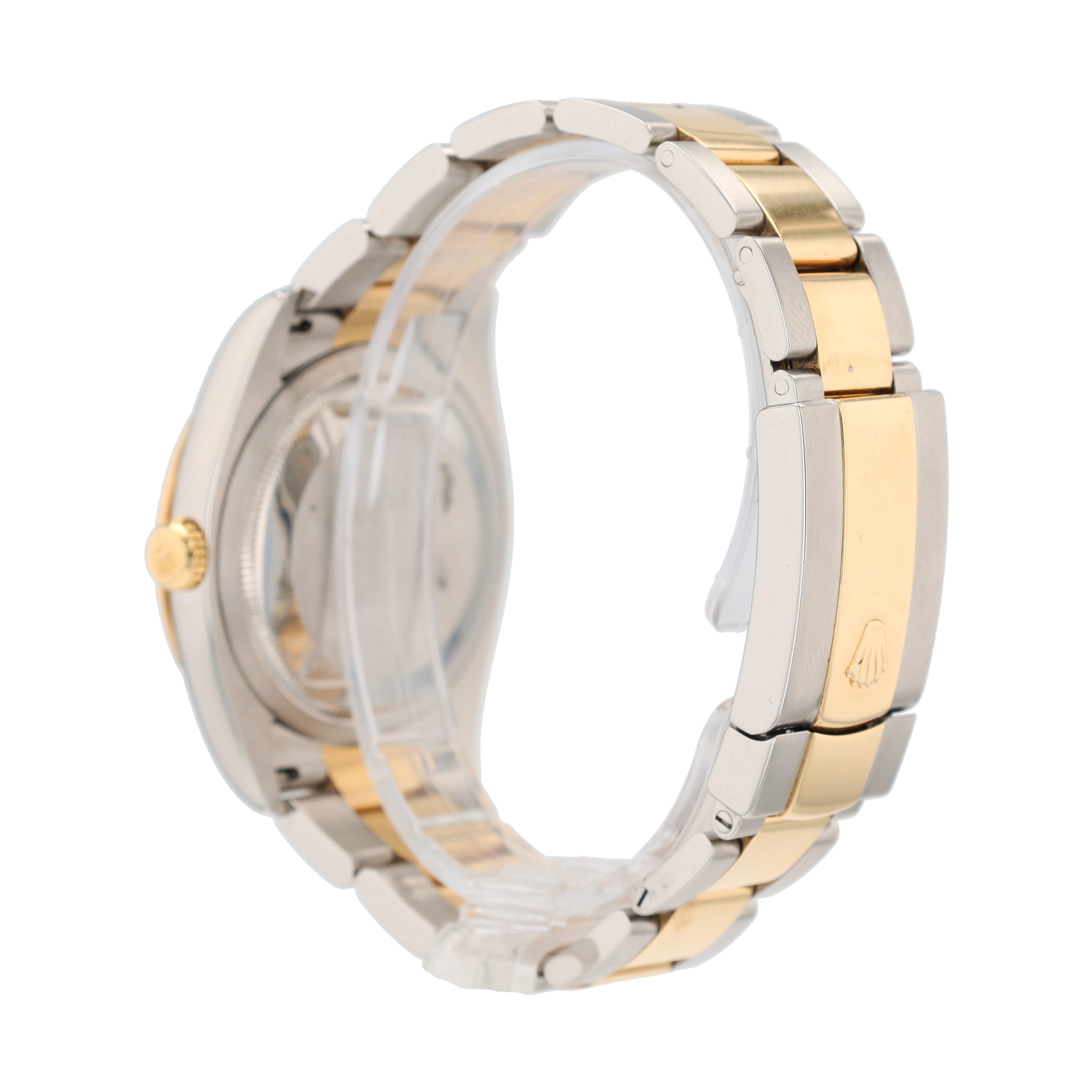 Rolex Datejust 116263 36mm Champagne Index Luminous Dial Turn-O-Graph Bezel Oyster Band