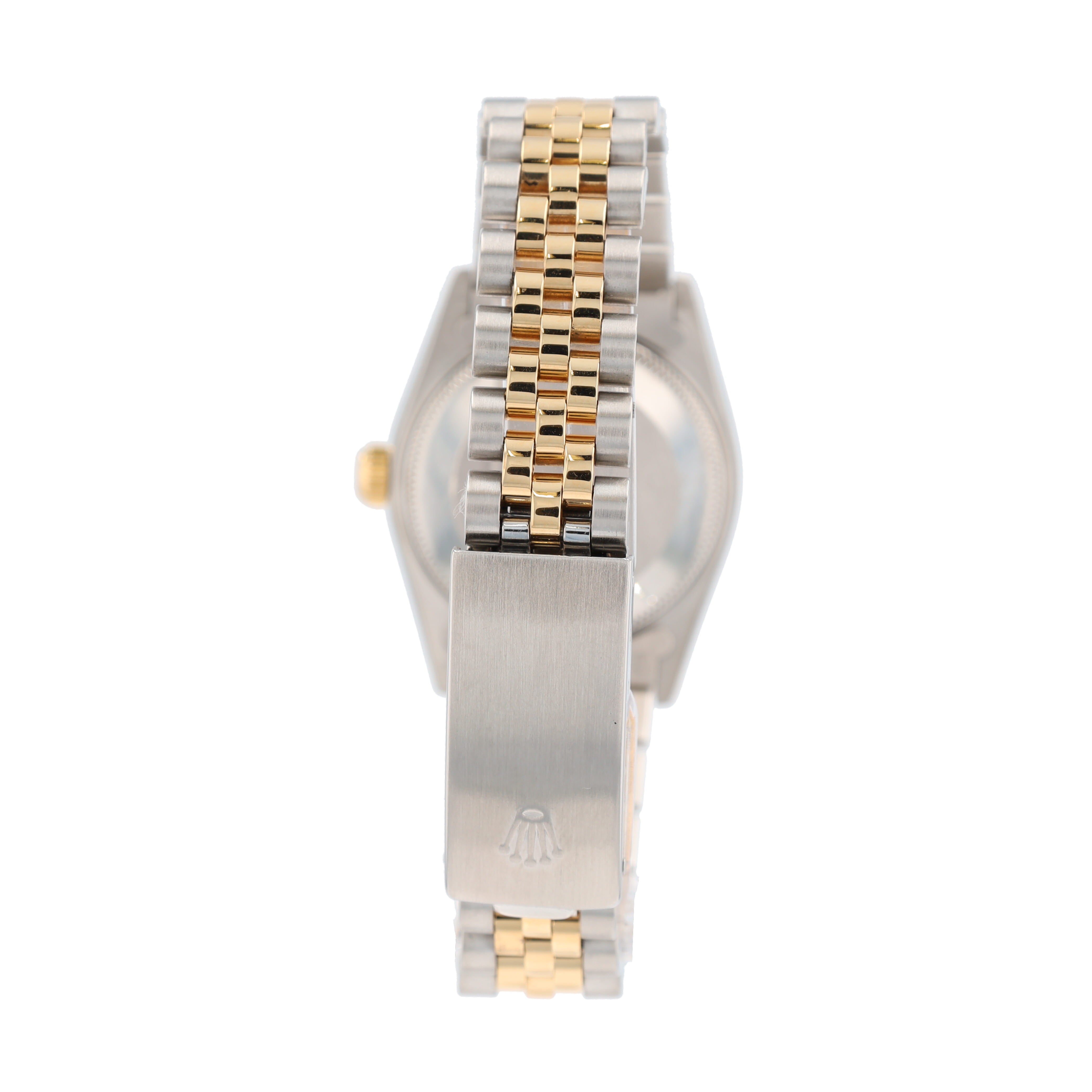 Rolex Datejust 68273 31mm Champagne Index Dial Fluted Bezel Jubilee Band