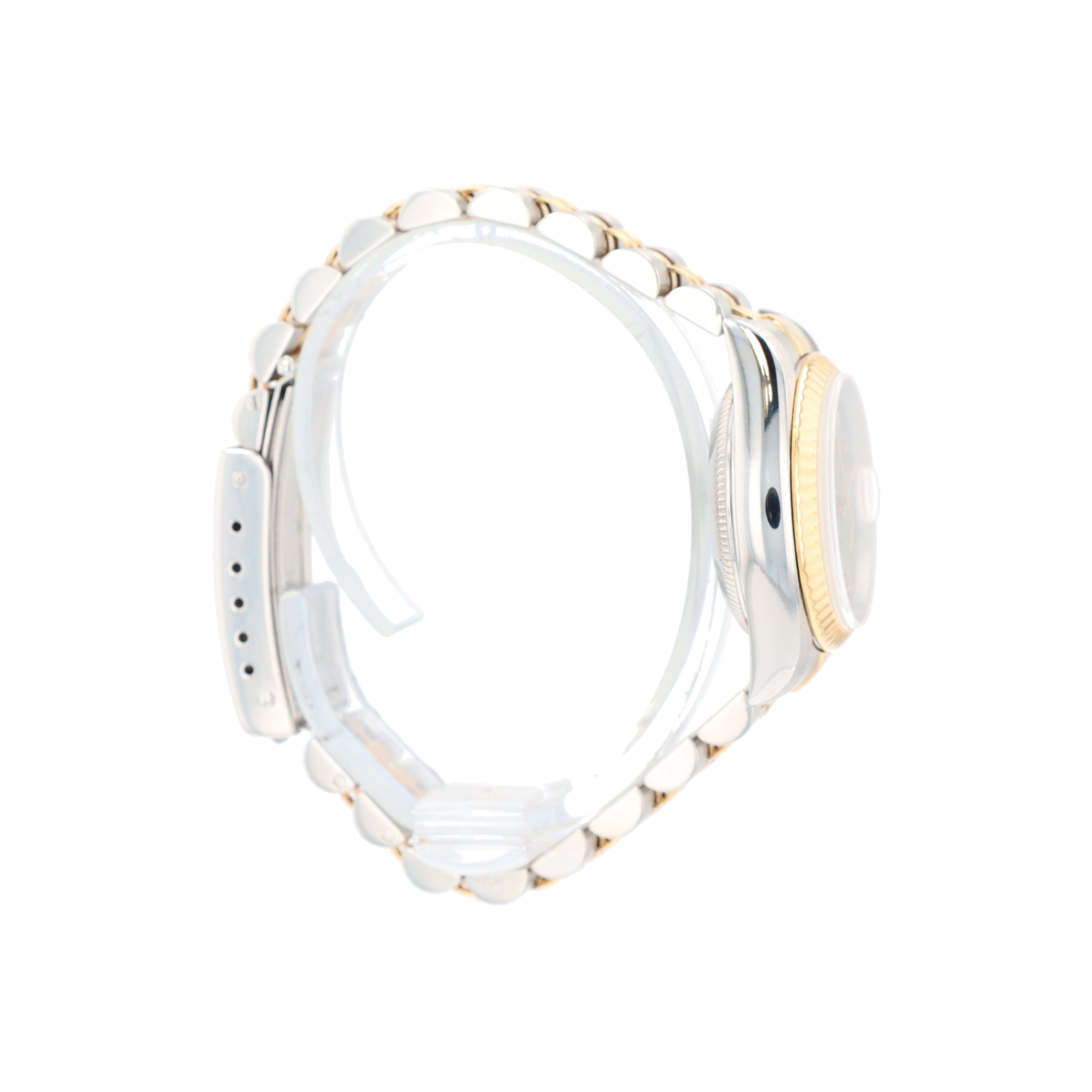 Rolex Datejust 69173 26mm Grey Roman Numeral Dial Flluted Bezel Jubilee Band - Luxuriant Concierge