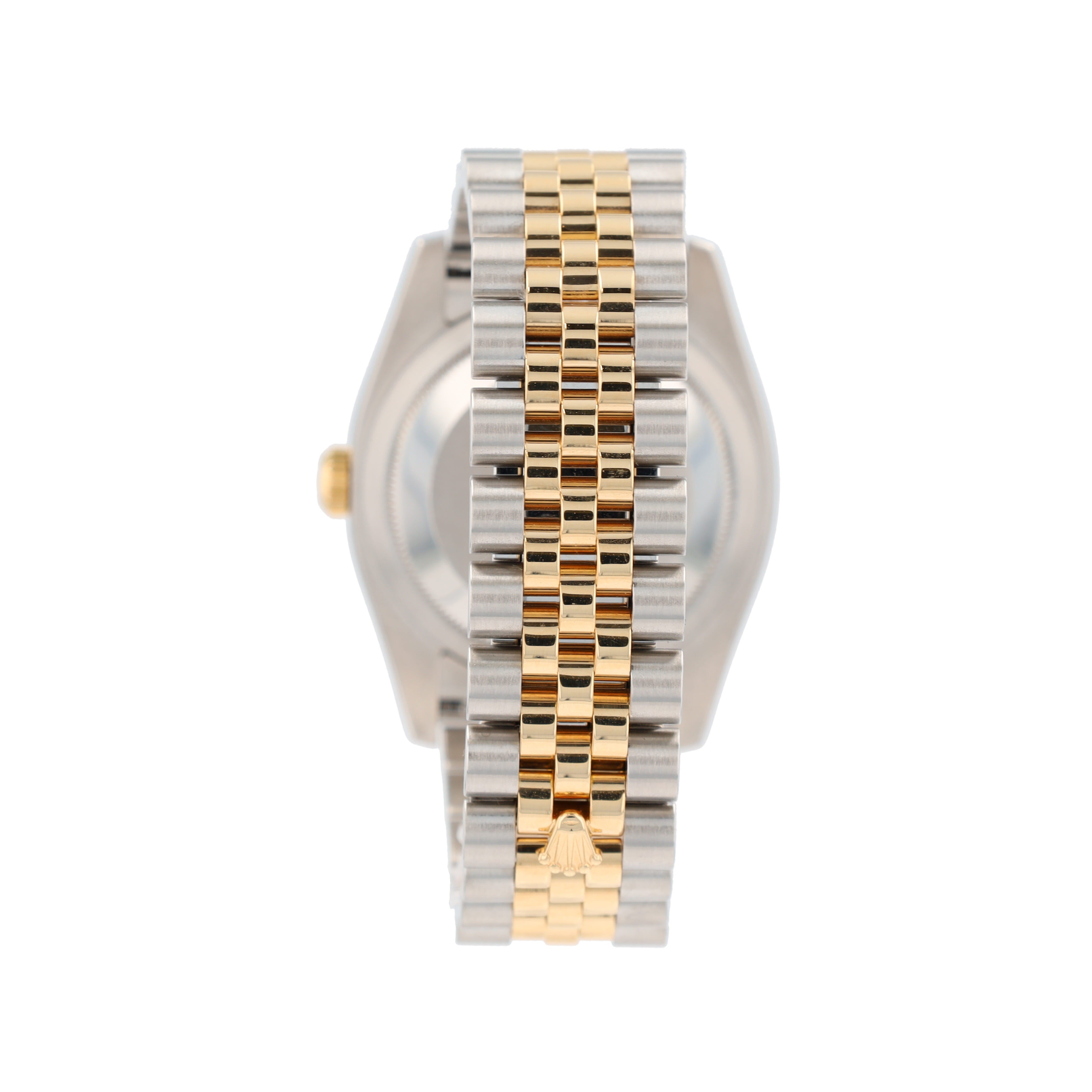 Rolex Datejust 116233 36mm Blue Vignette Diamond Dial Fluted Bezel Jubilee Band