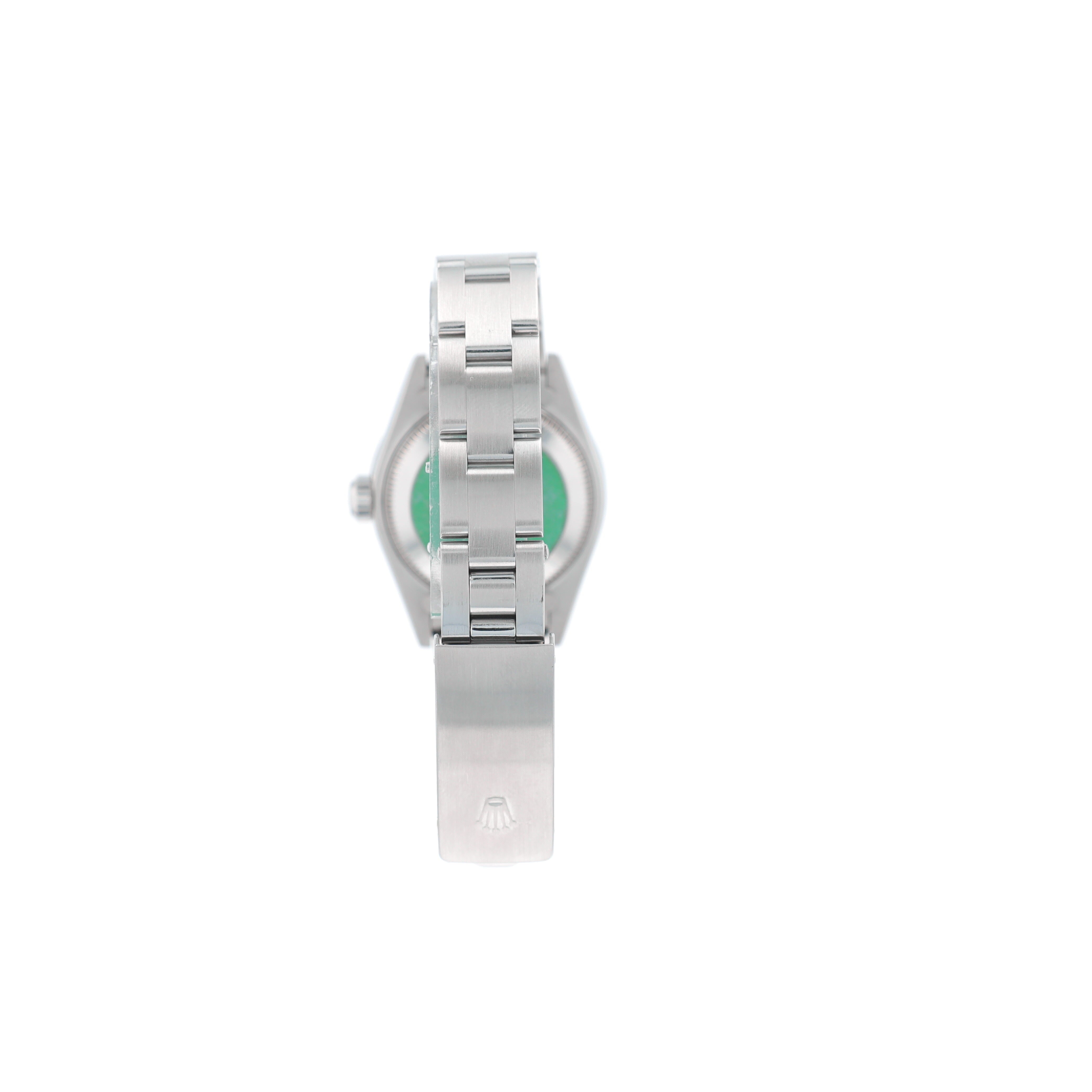 Rolex Datejust 79160 26mm White Roman Numeral Dial Diamond - Pave Bezel Oyster Band - Luxuriant Concierge