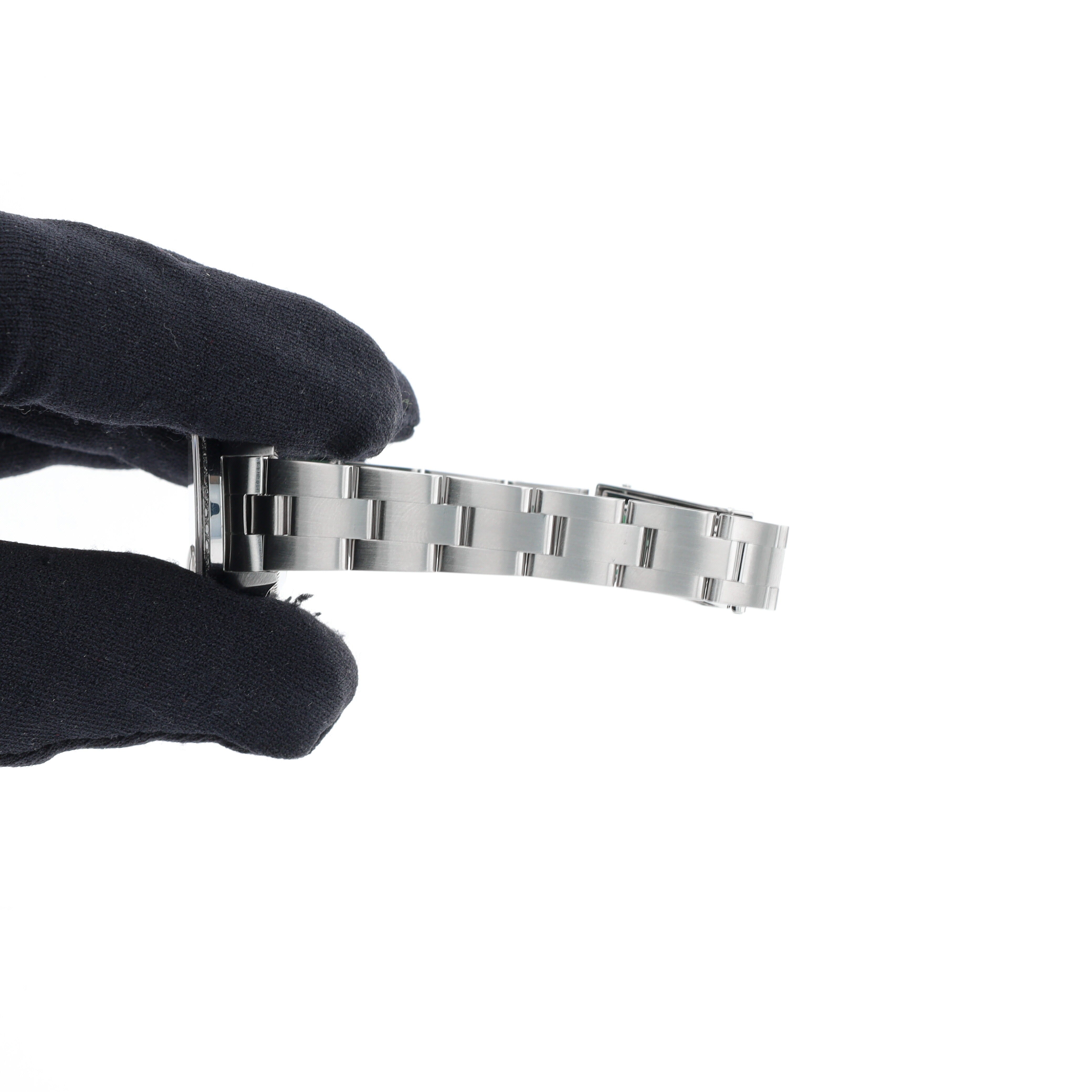 Rolex Datejust 79160 26mm White Roman Numeral Dial Diamond - Pave Bezel Oyster Band - Luxuriant Concierge
