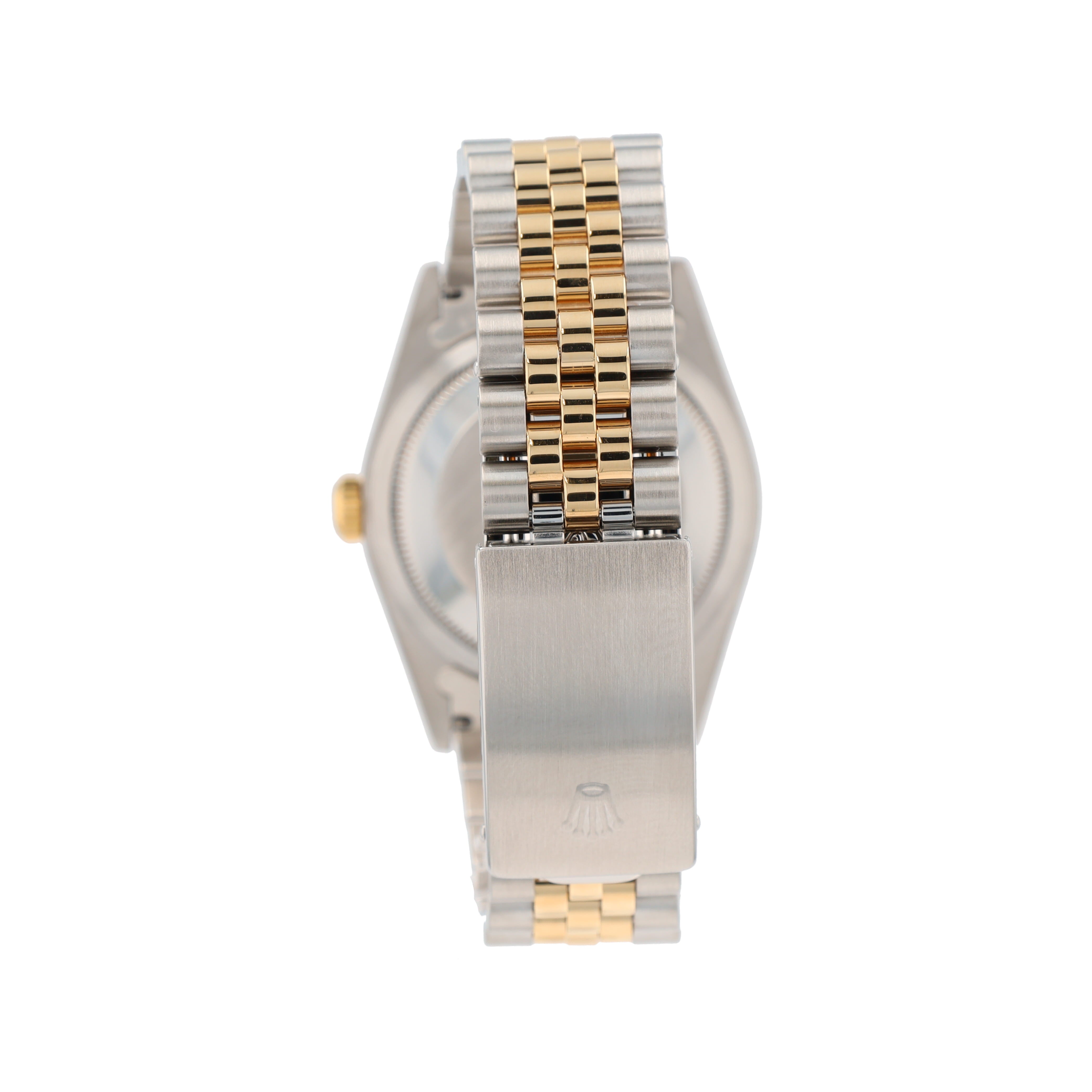Rolex Datejust 16233 36mm White Roman Numeral (Skinny) Dial Fluted Bezel Jubilee Band