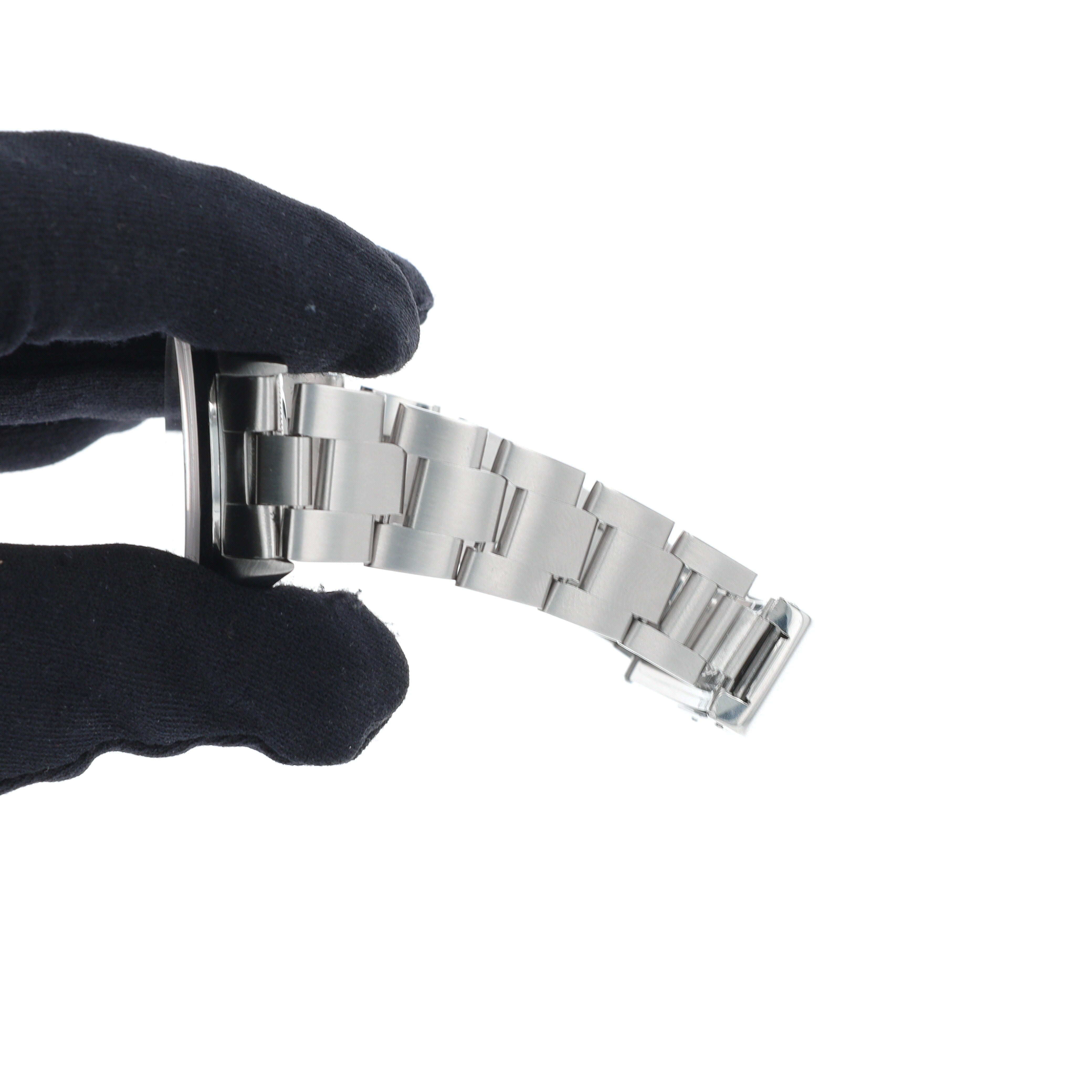 Rolex Air-King 14000 34mm Silver Index Dial Smooth Bezel Oyster Band - Luxuriant Concierge