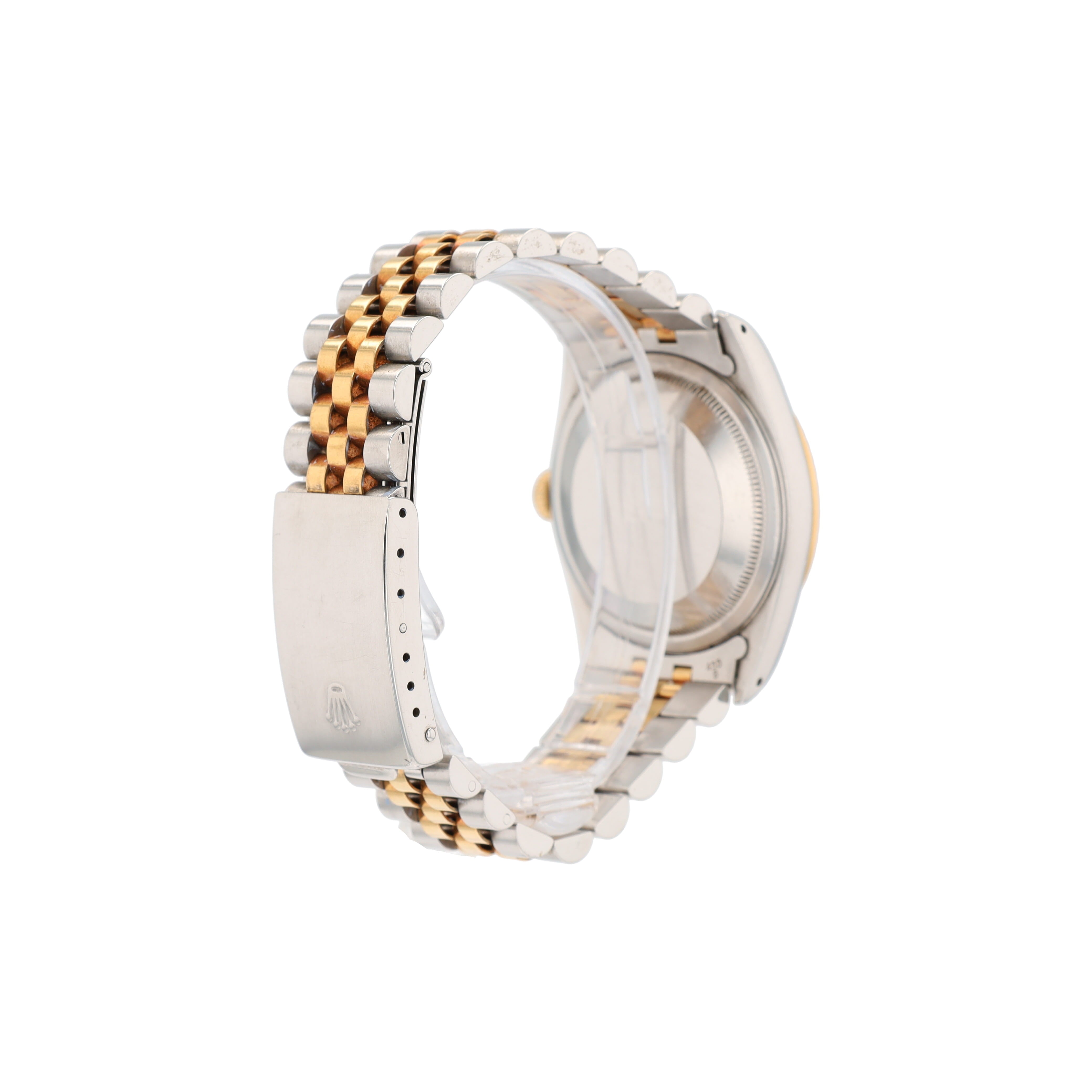Rolex Datejust 16233 36mm Champagne Diamonds (O.S) Dial Fluted Bezel Jubilee Band
