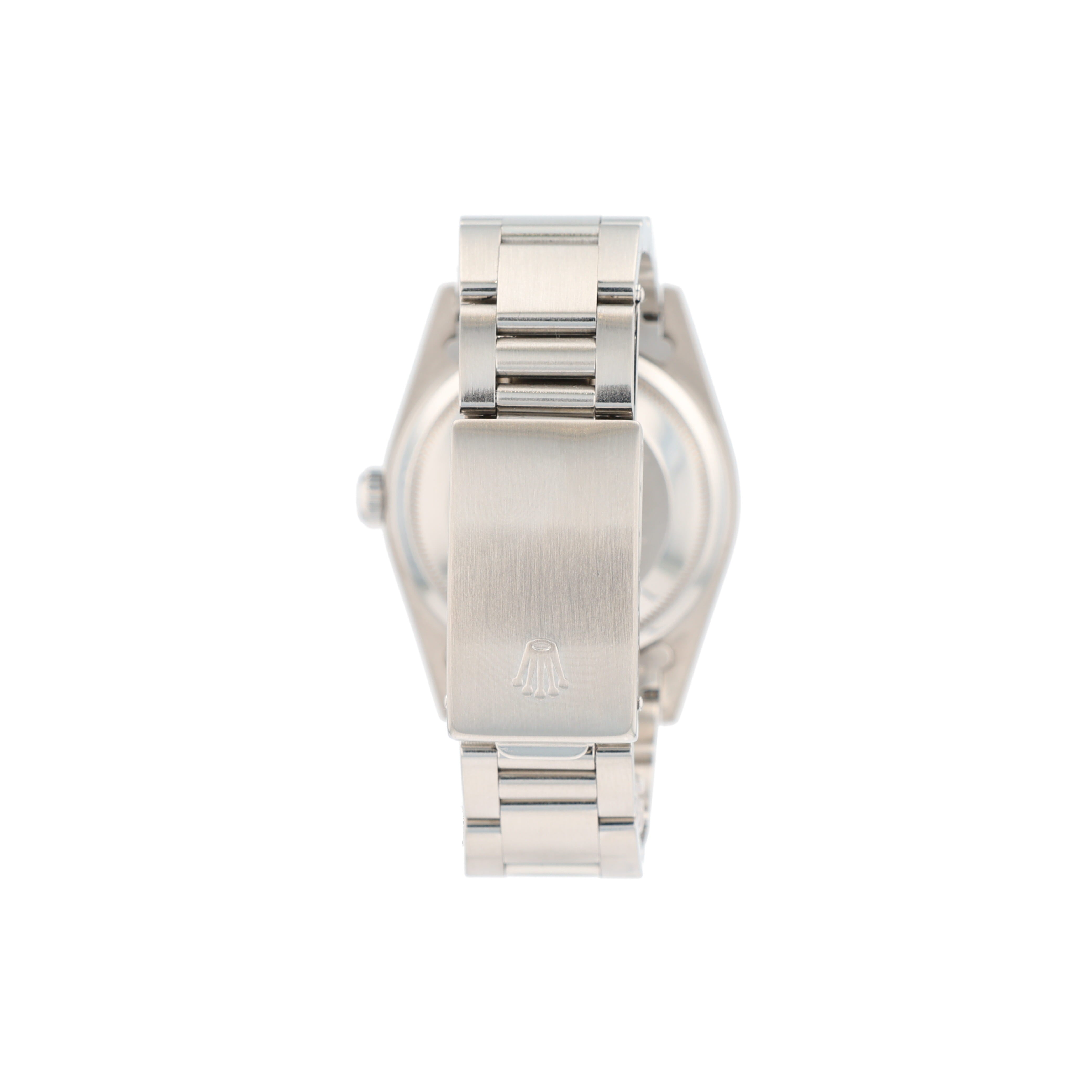 Rolex Datejust 16220 36mm Silver Roman Numeral Dial Engine-Turned Bezel Oyster Band
