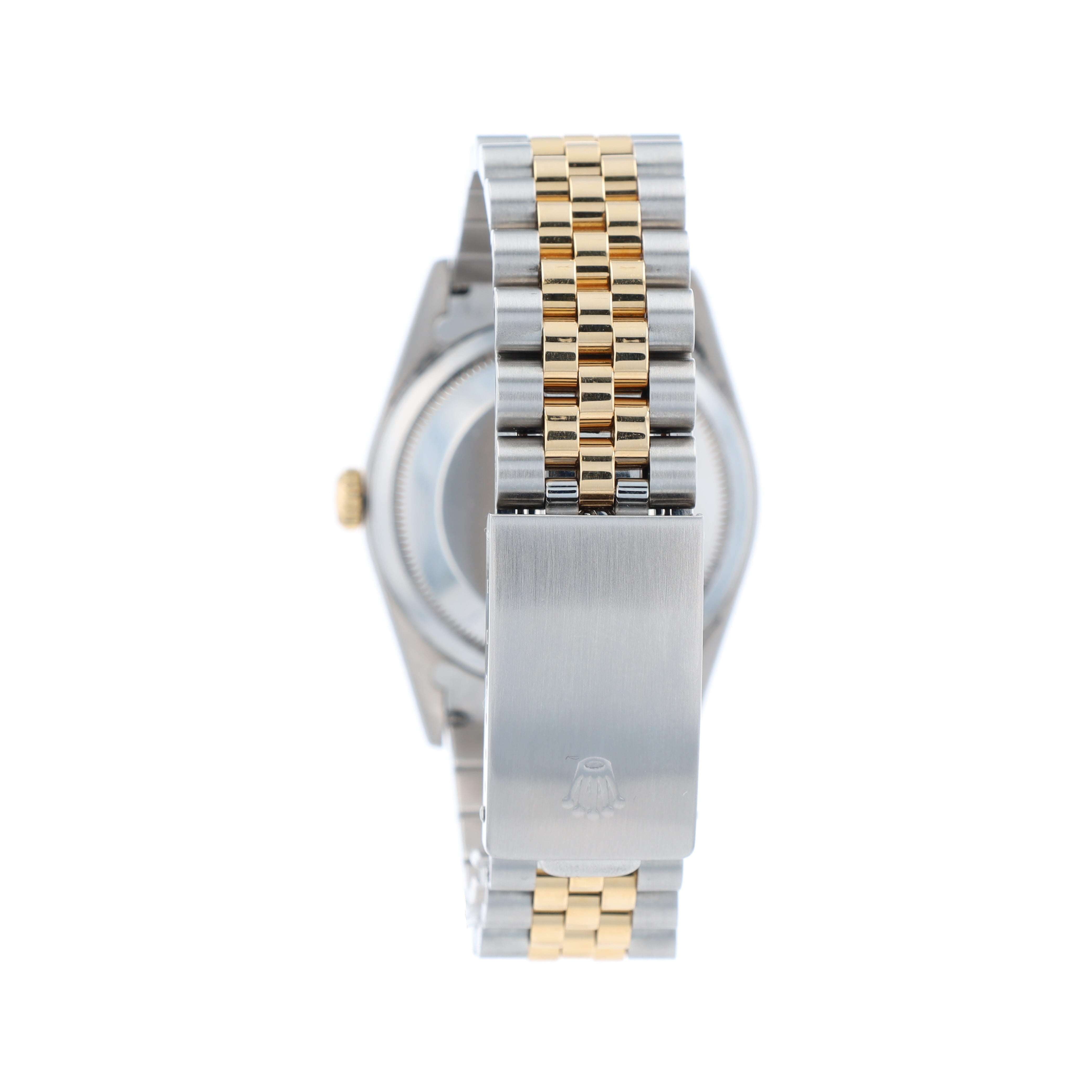 Rolex Datejust 16233 36mm White Roman Numeral Dial Fluted Bezel Jubilee Band