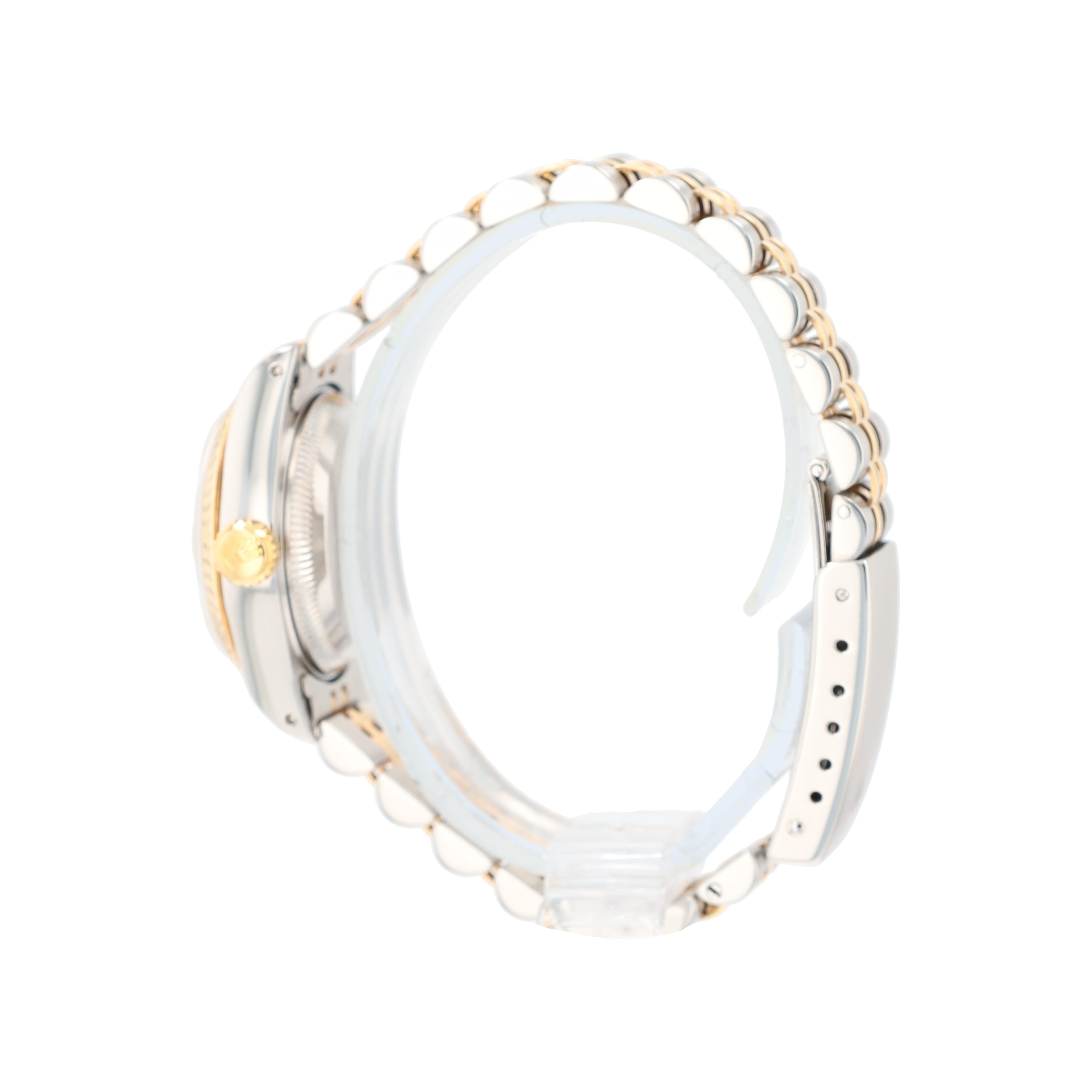 Rolex Datejust  69173 26mm Champagne Index Dial Fluted Bezel Jubilee Band - Luxuriant Concierge