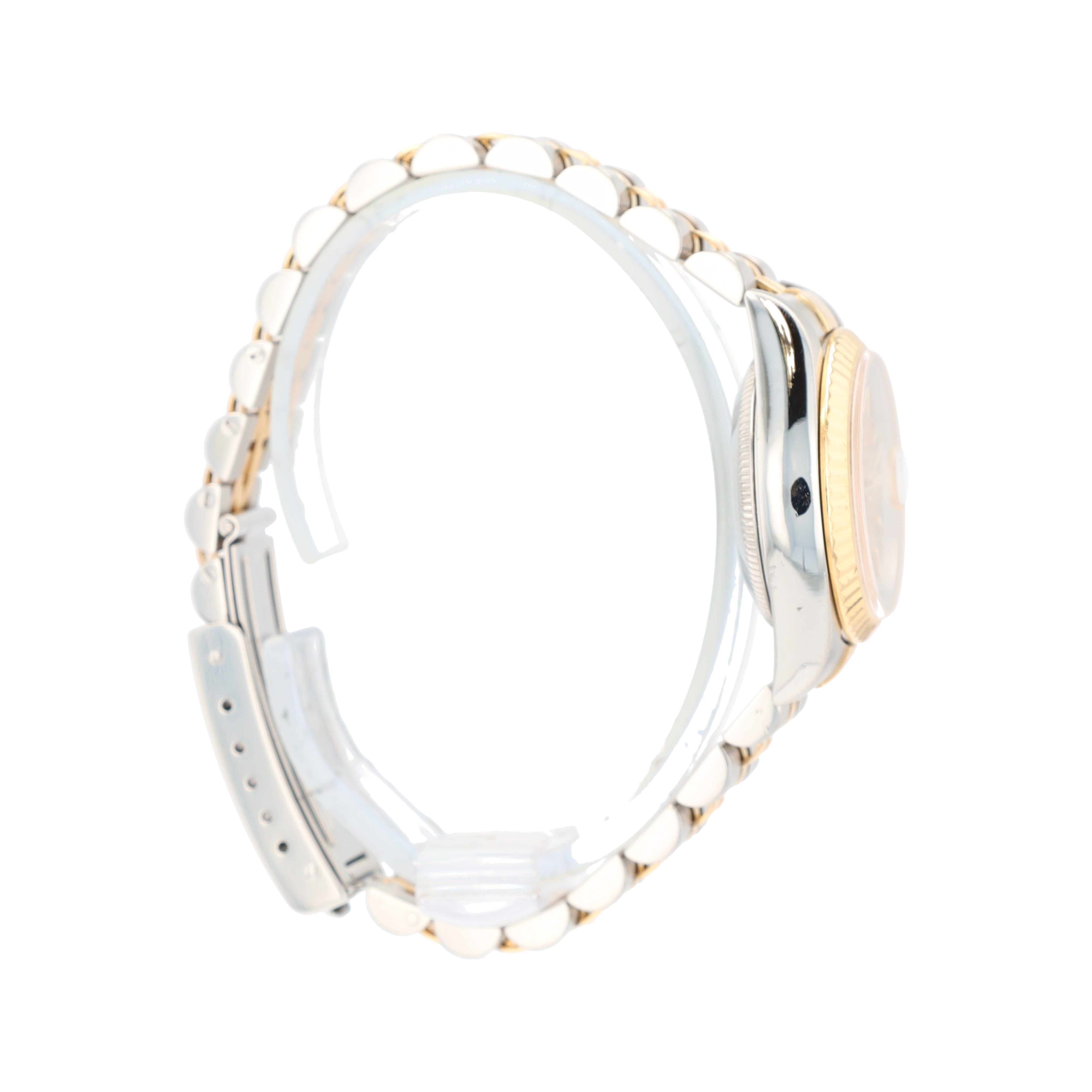 B&P Rolex Datejust 79173 26mm Champagne Index Dial Fluted Bezel Jubilee Band - Luxuriant Concierge