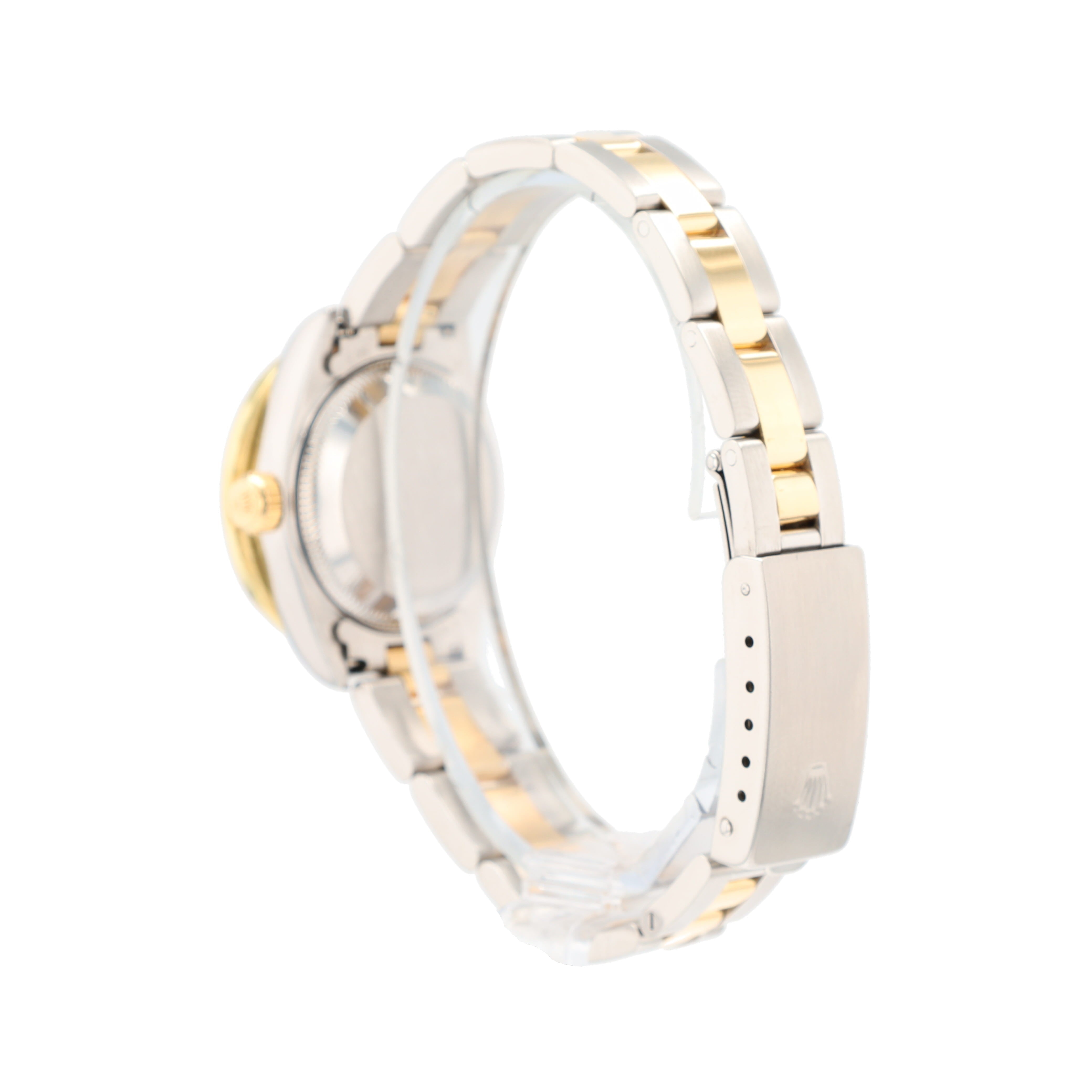 Rolex Datejust 79173 26mm Champagne Diamond(O.S.) Dial Pave Diamond Bezel Oyster Band