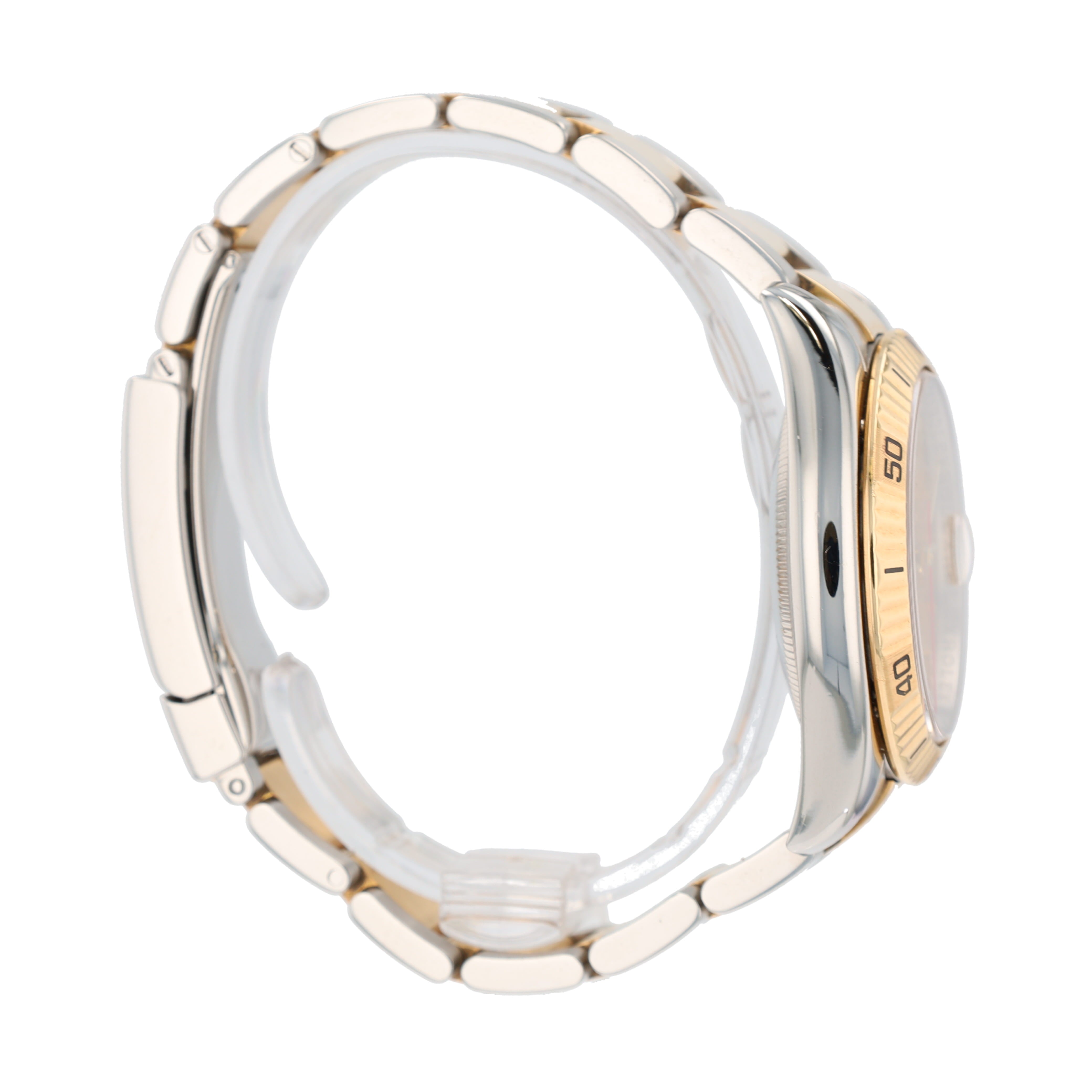 Rolex Datejust 116263 36mm Champagne Index Luminous Dial Turn-O-Graph Bezel Oyster Band