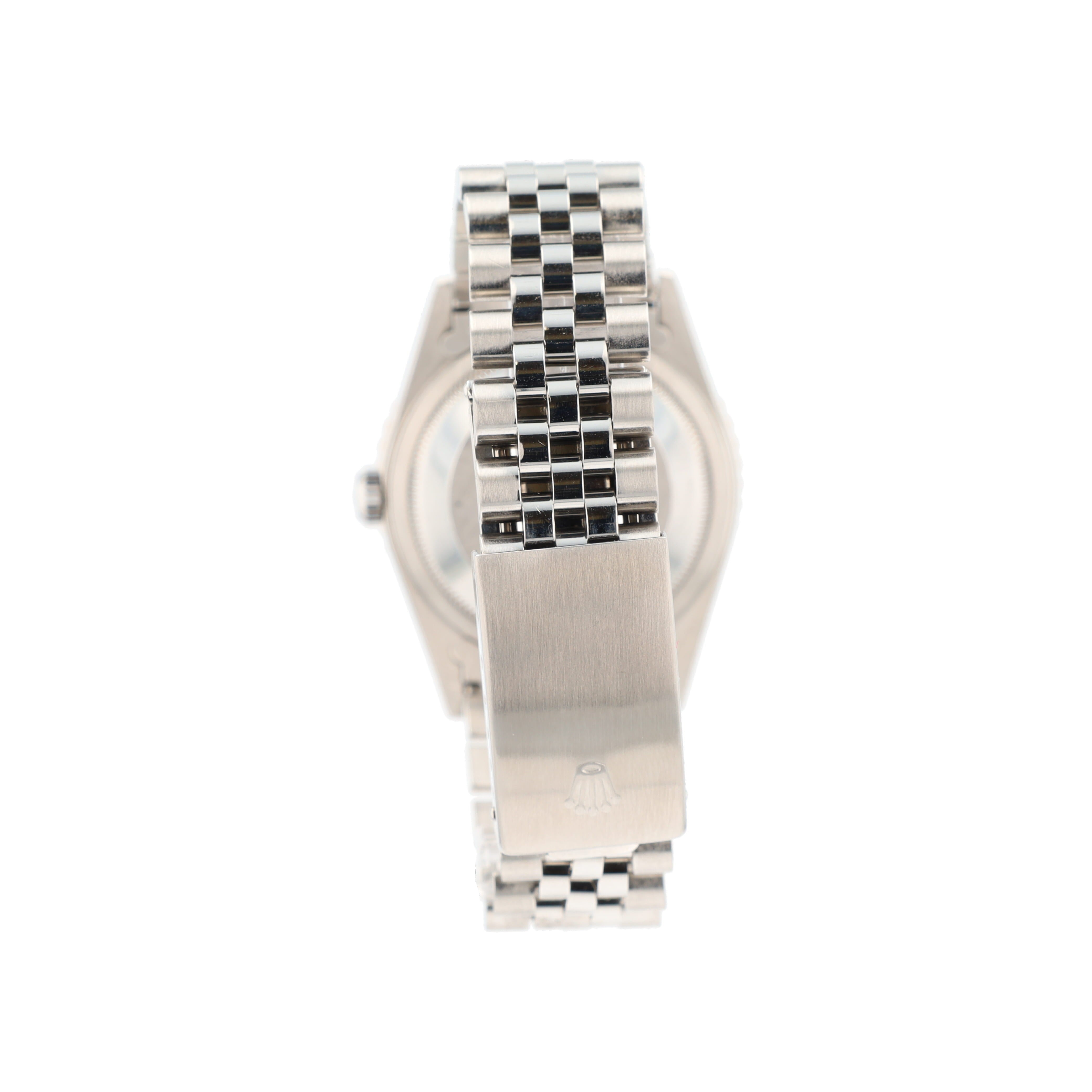 Rolex Datejust 16264 36mm Silver Diamond(O.S) Dial Turn-O-Graph Bezel Jubilee Band