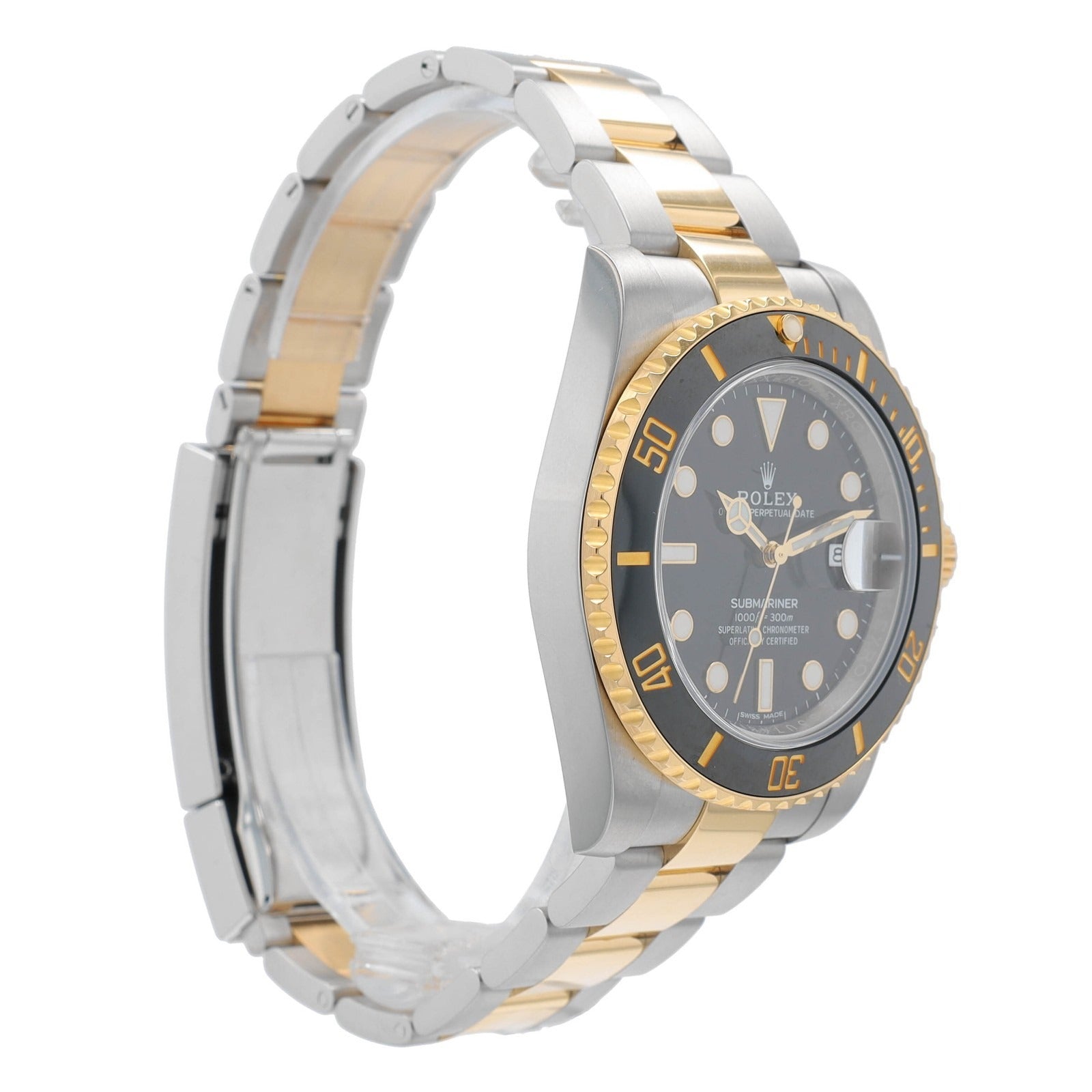 Rolex Submariner 116613LN Black Dial Bezel Two-Tone Oyster 40mm Men's Watch - Luxuriant Concierge