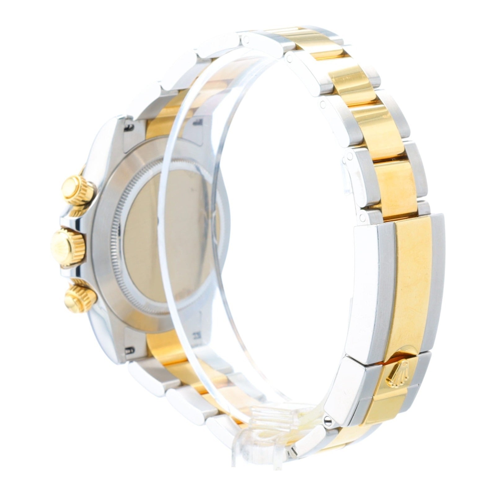 Rolex Mens Daytona 116503 TwoTone SS Tahitian MOP Diamond Dial Watch w/Box&Cert - Luxuriant Concierge