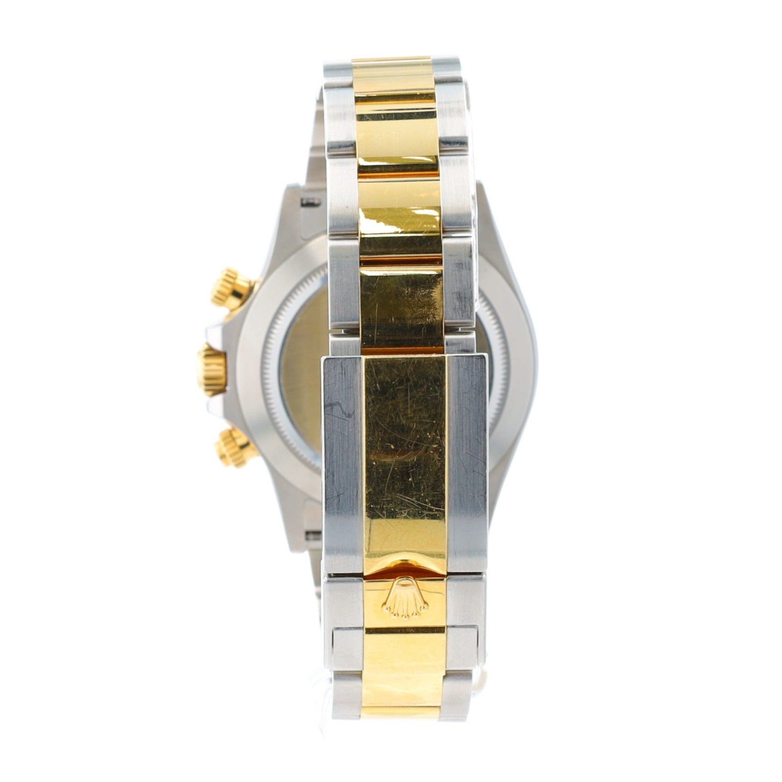 Rolex Mens Daytona 116503 TwoTone SS Tahitian MOP Diamond Dial Watch w/Box&Cert - Luxuriant Concierge