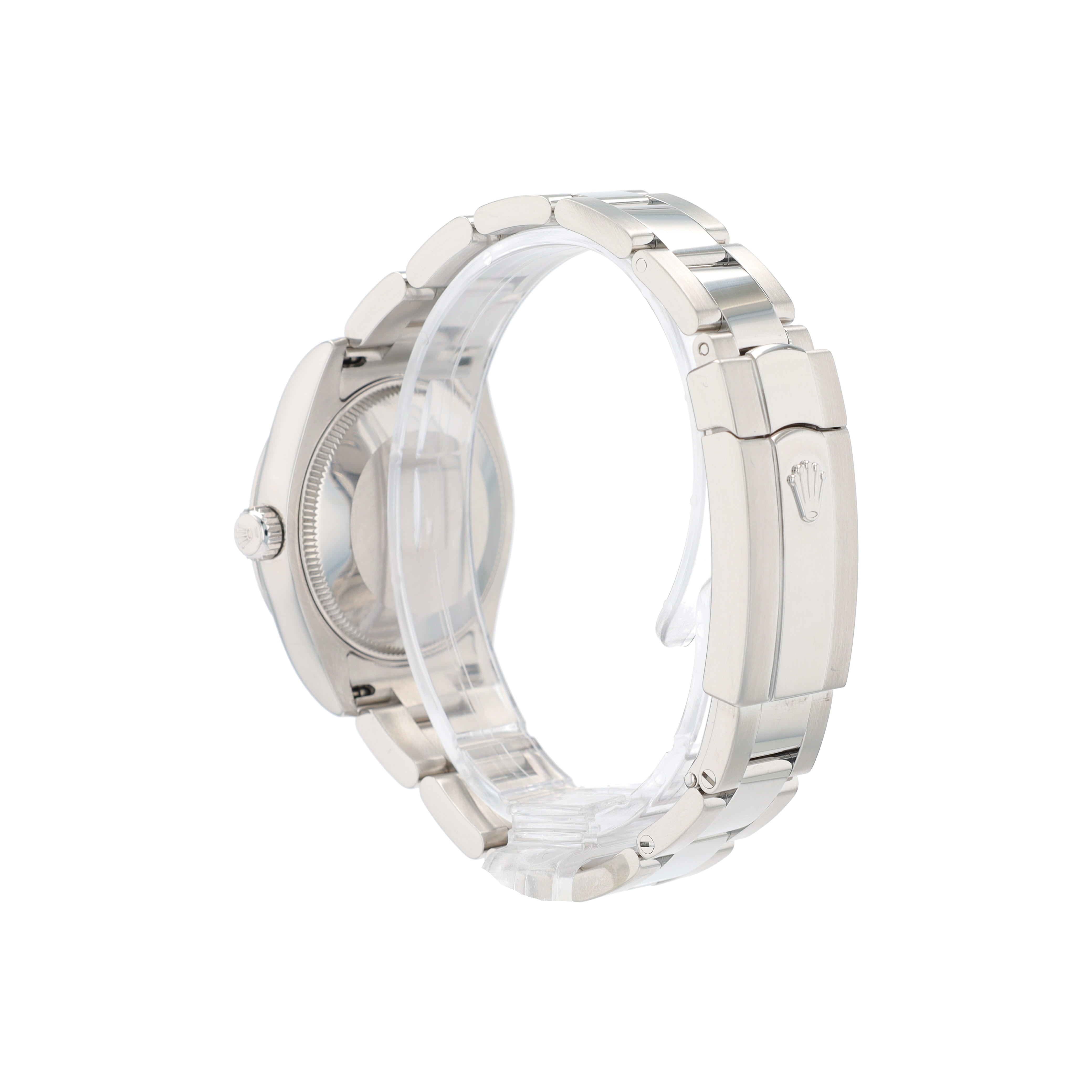 Rolex Datejust 178240 31mm Grey Floral Number 6 Dial Smoth Bezel Oyster Band - Luxuriant Concierge
