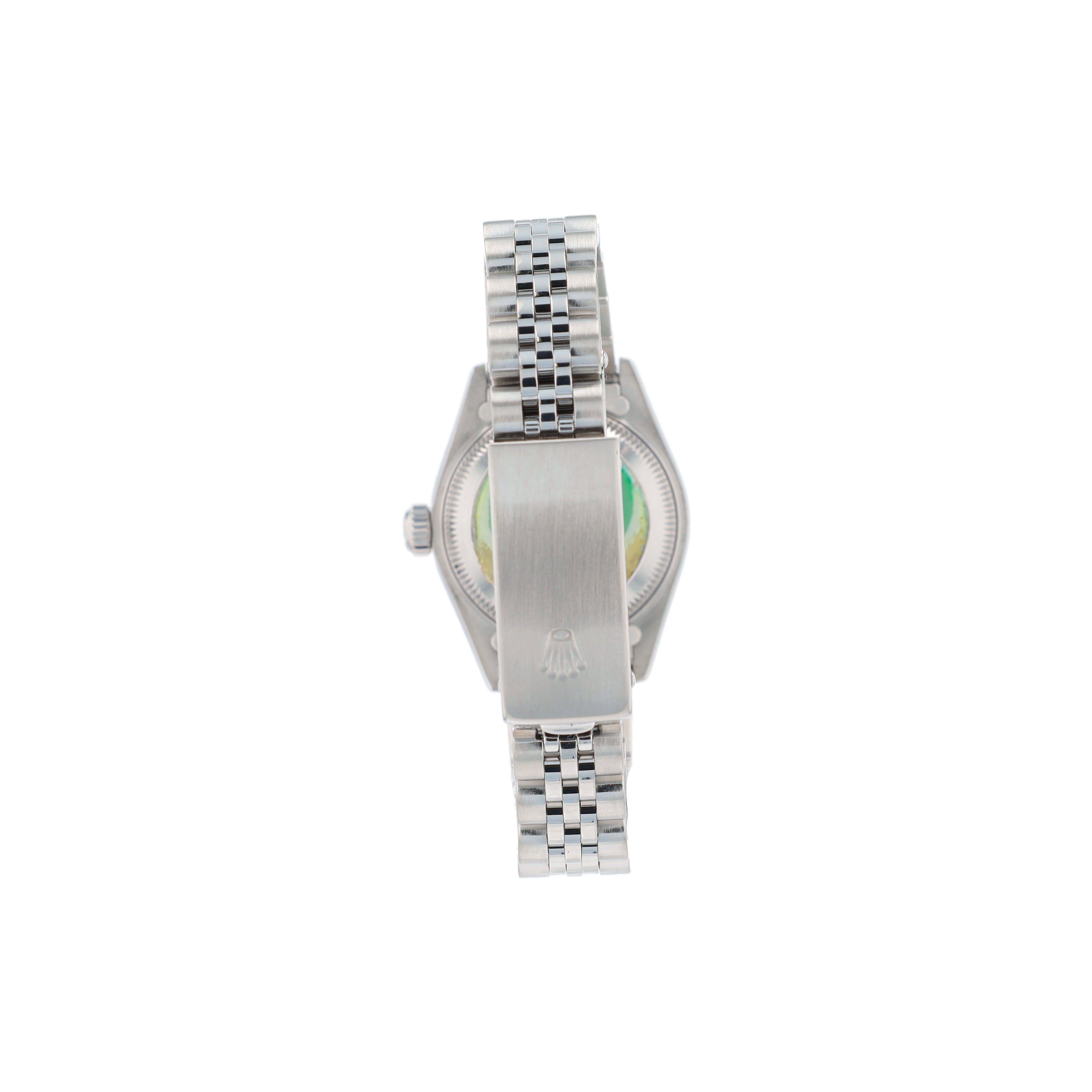 Rolex Datejust 79174 26mm White MOP Roman Dial Fluted Bezel Jubilee Band
