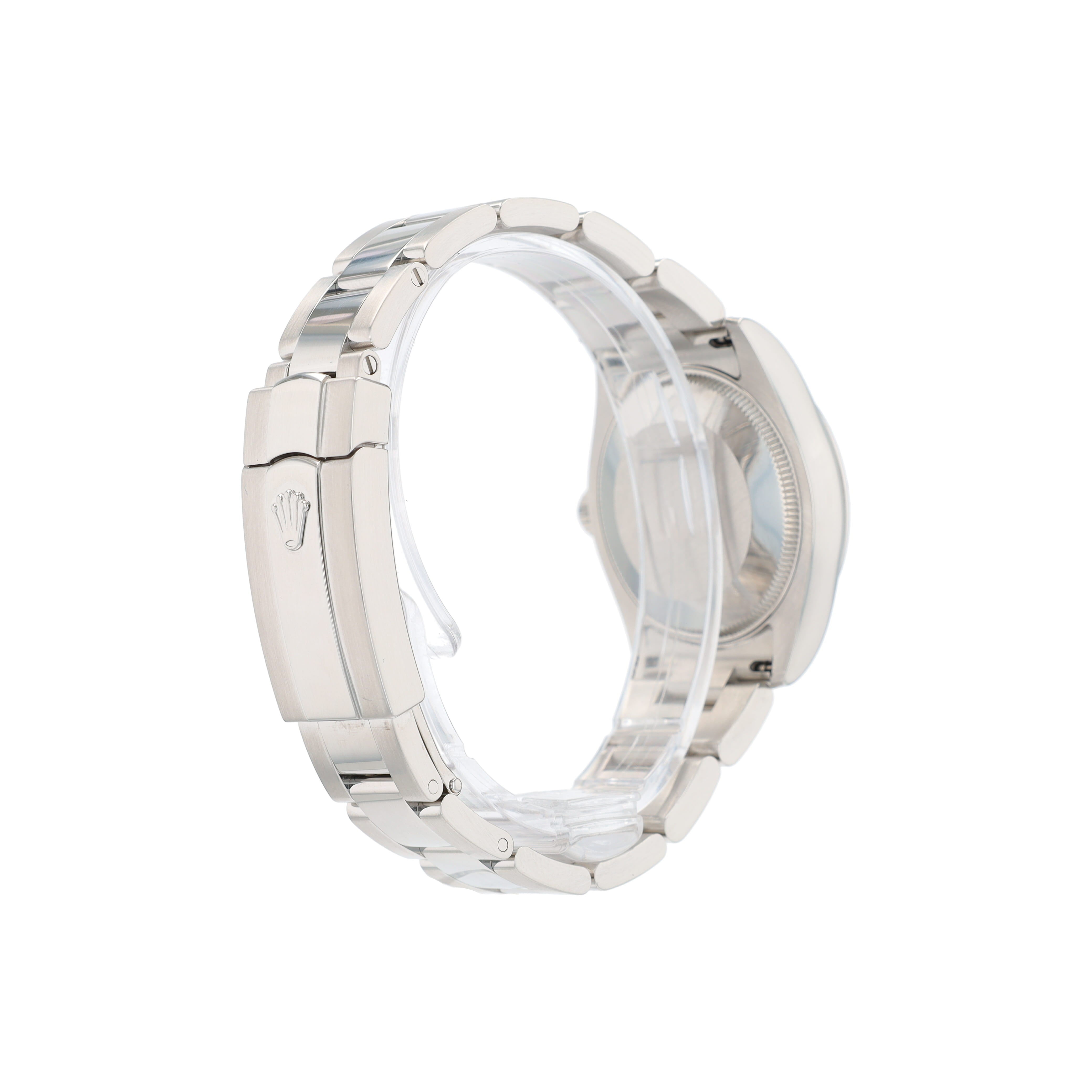 Rolex Datejust 178240 31mm Grey Floral Number 6 Dial Smoth Bezel Oyster Band - Luxuriant Concierge