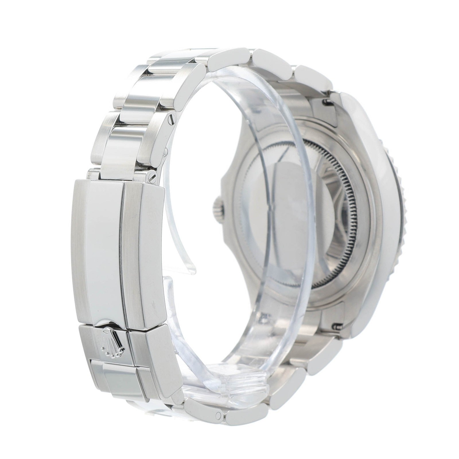 Rolex Ladies Yacht-Master 268622 Gray Dial Platinum & SS Oyster Watch 37mm - Luxuriant Concierge