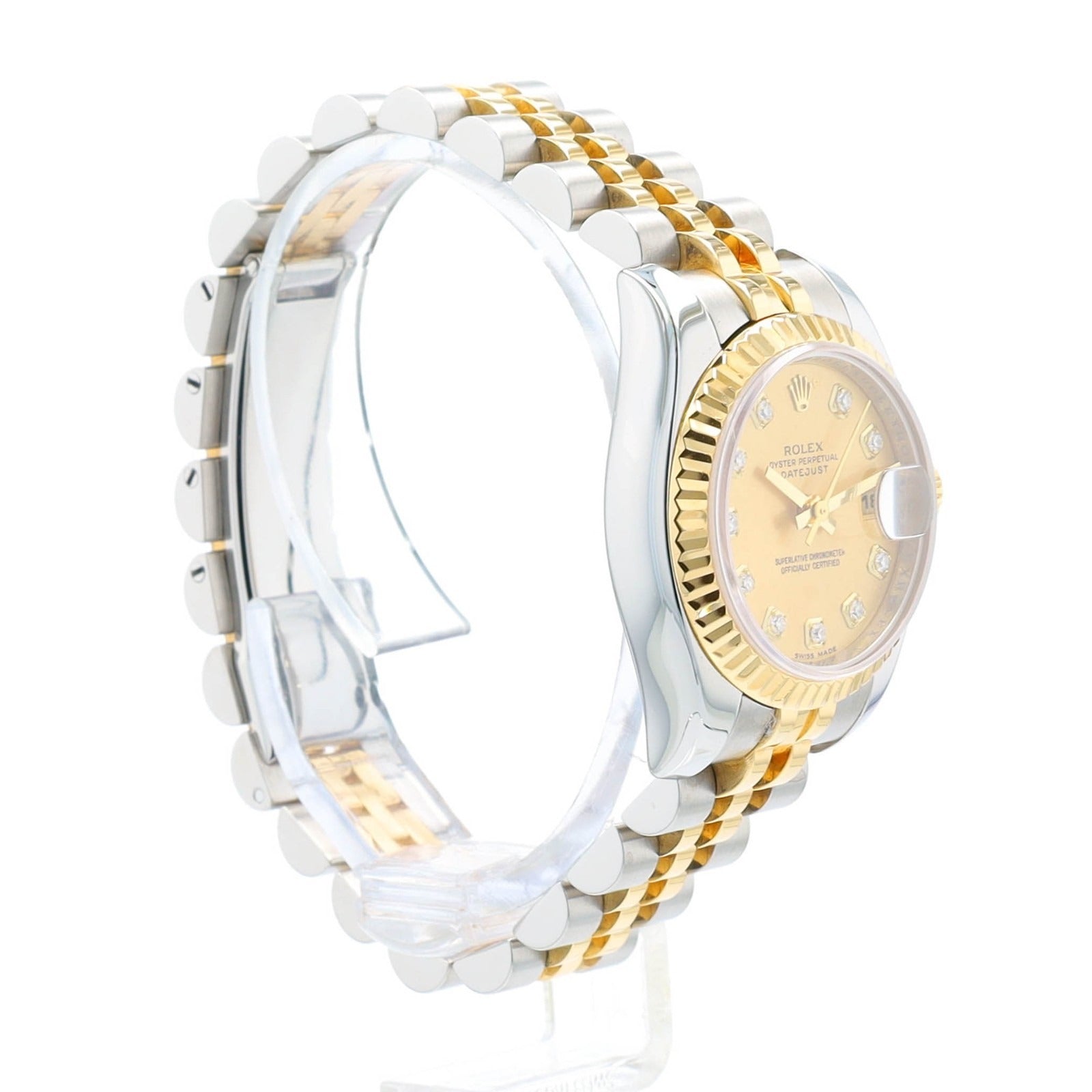 Rolex Ladies Watch Datejust 179173 Champagne Diamond Jubilee Watch - Luxuriant Concierge
