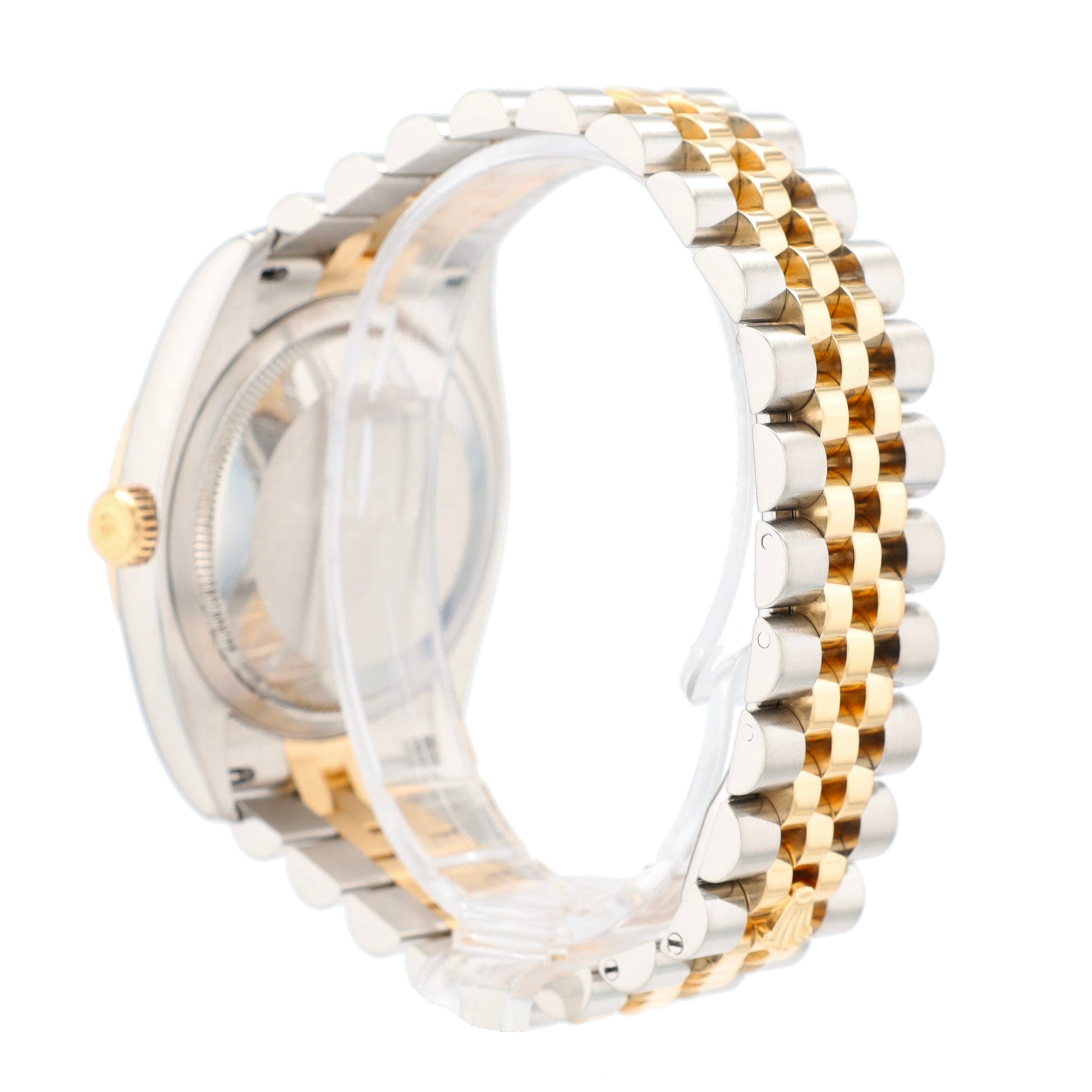 Rolex Datejust 116233 Two-Tone 18KY & SS Champagne Roman Jubilee 36mm Mens Watch - Luxuriant Concierge