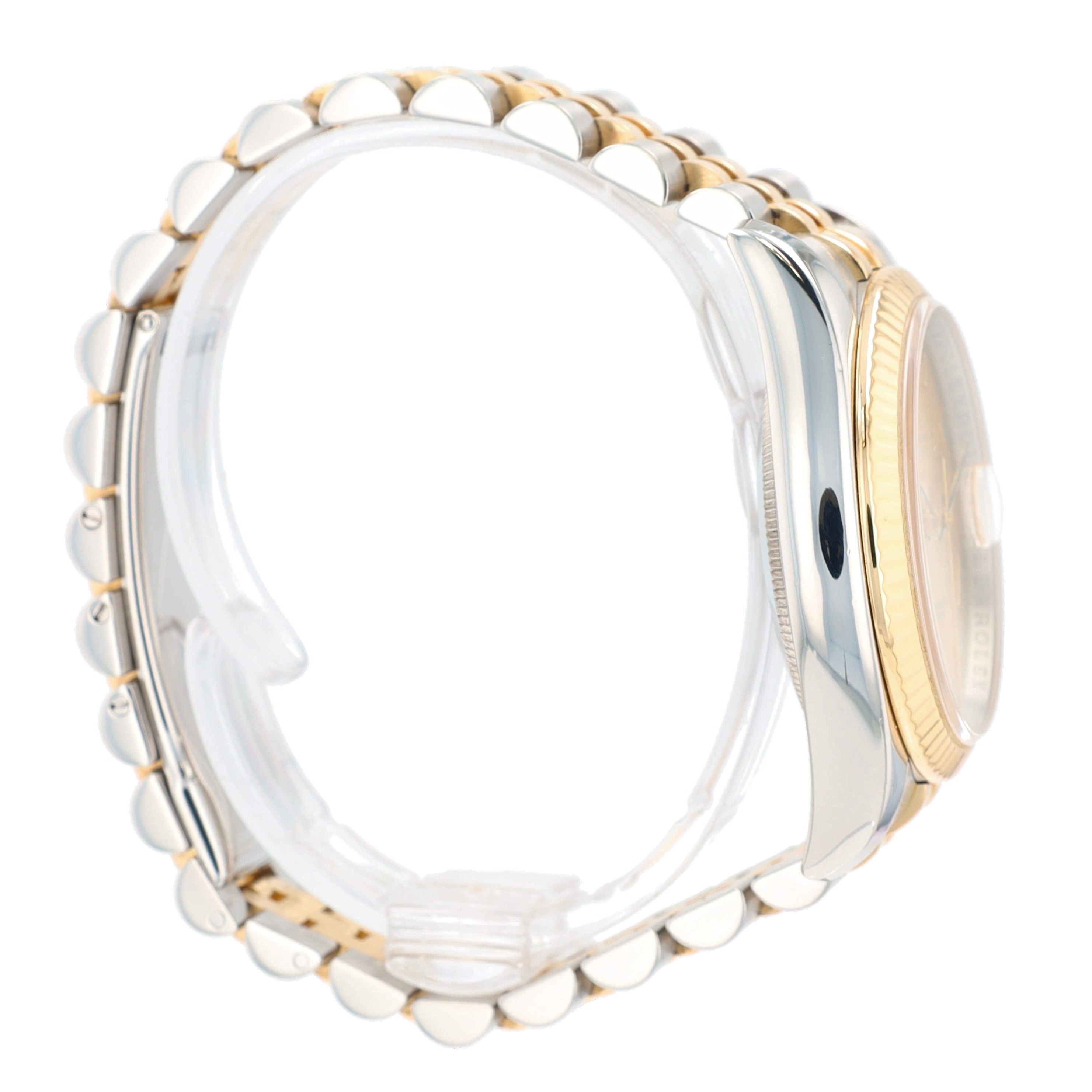 Rolex Datejust 116233 Two-Tone 18KY & SS Champagne Roman Jubilee 36mm Mens Watch - Luxuriant Concierge