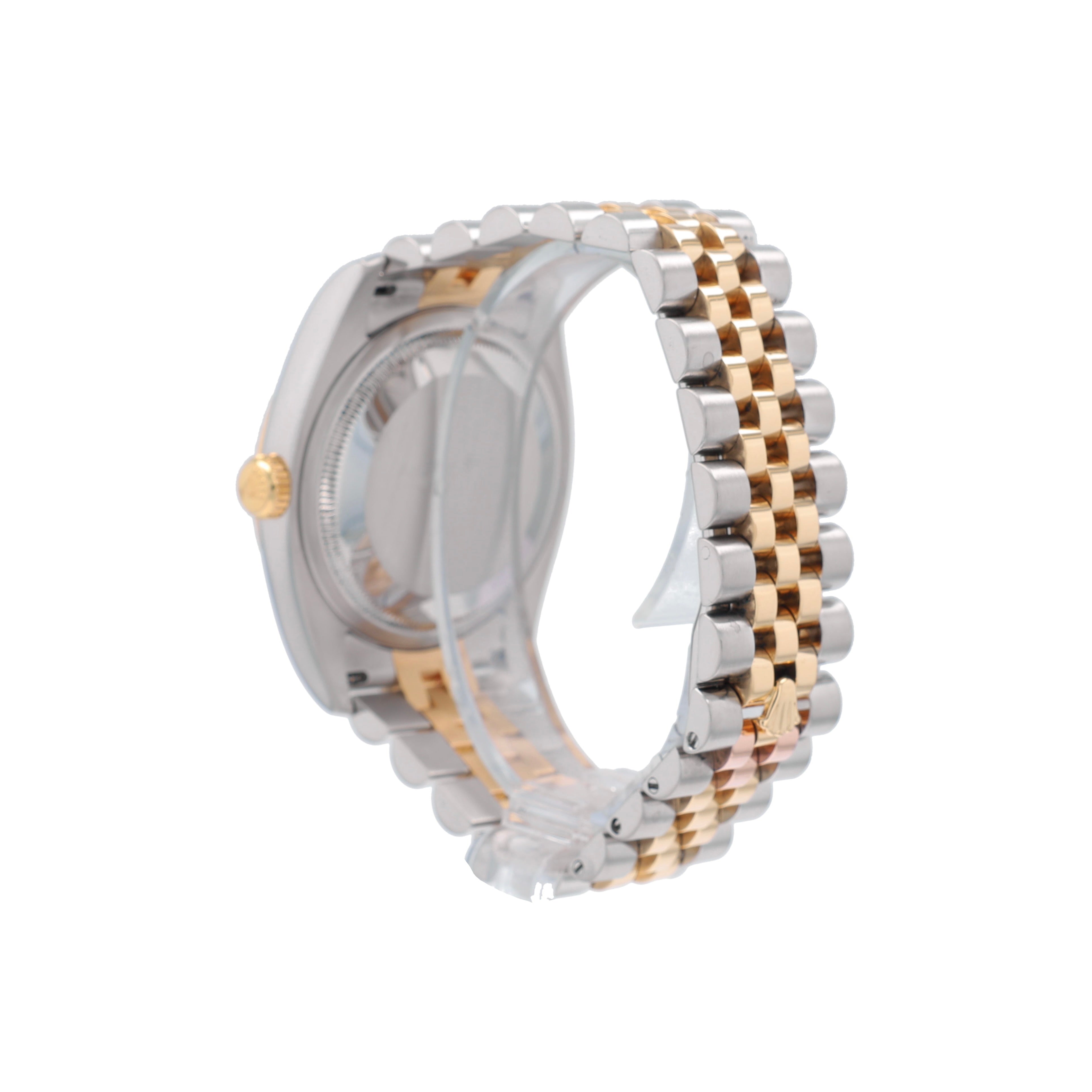 Rolex Datejust 116233 36mm Champagne Jubilee Diamonds Dial Fluted Bezel Jubilee Band - Luxuriant Concierge