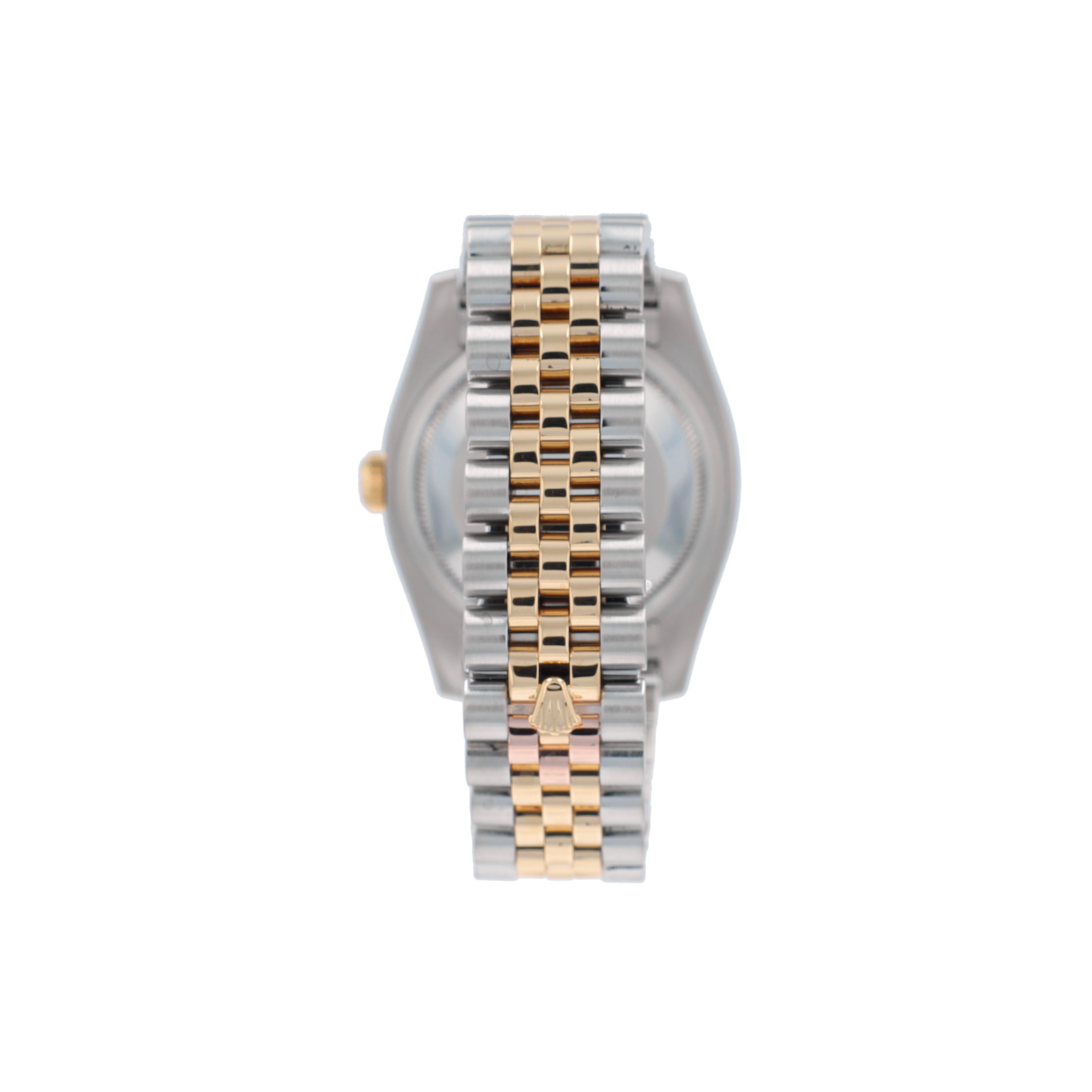 Rolex Datejust 116233 36mm Champagne Jubilee Diamonds Dial Fluted Bezel Jubilee Band - Luxuriant Concierge