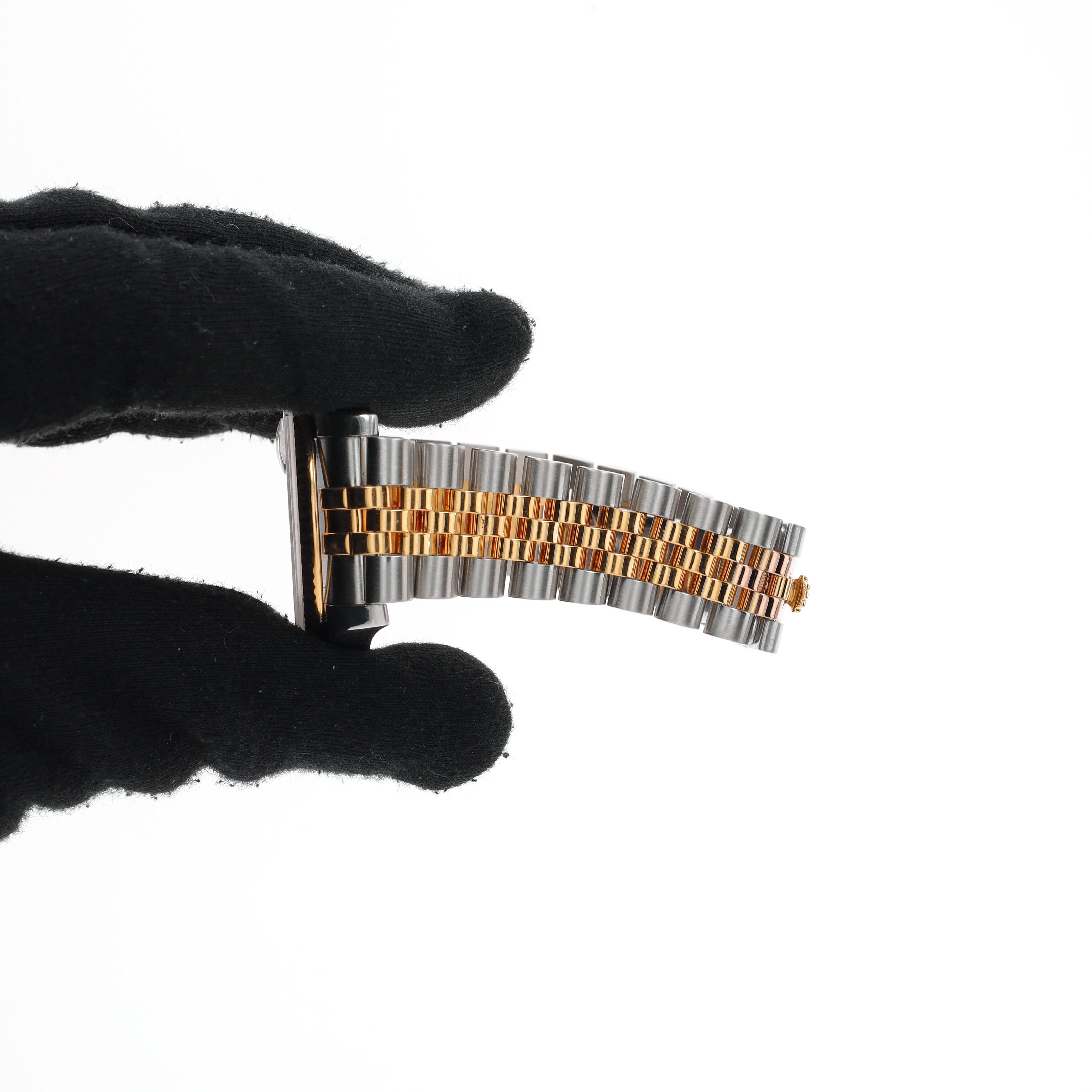 Rolex Datejust 116233 36mm Champagne Jubilee Diamonds Dial Fluted Bezel Jubilee Band - Luxuriant Concierge
