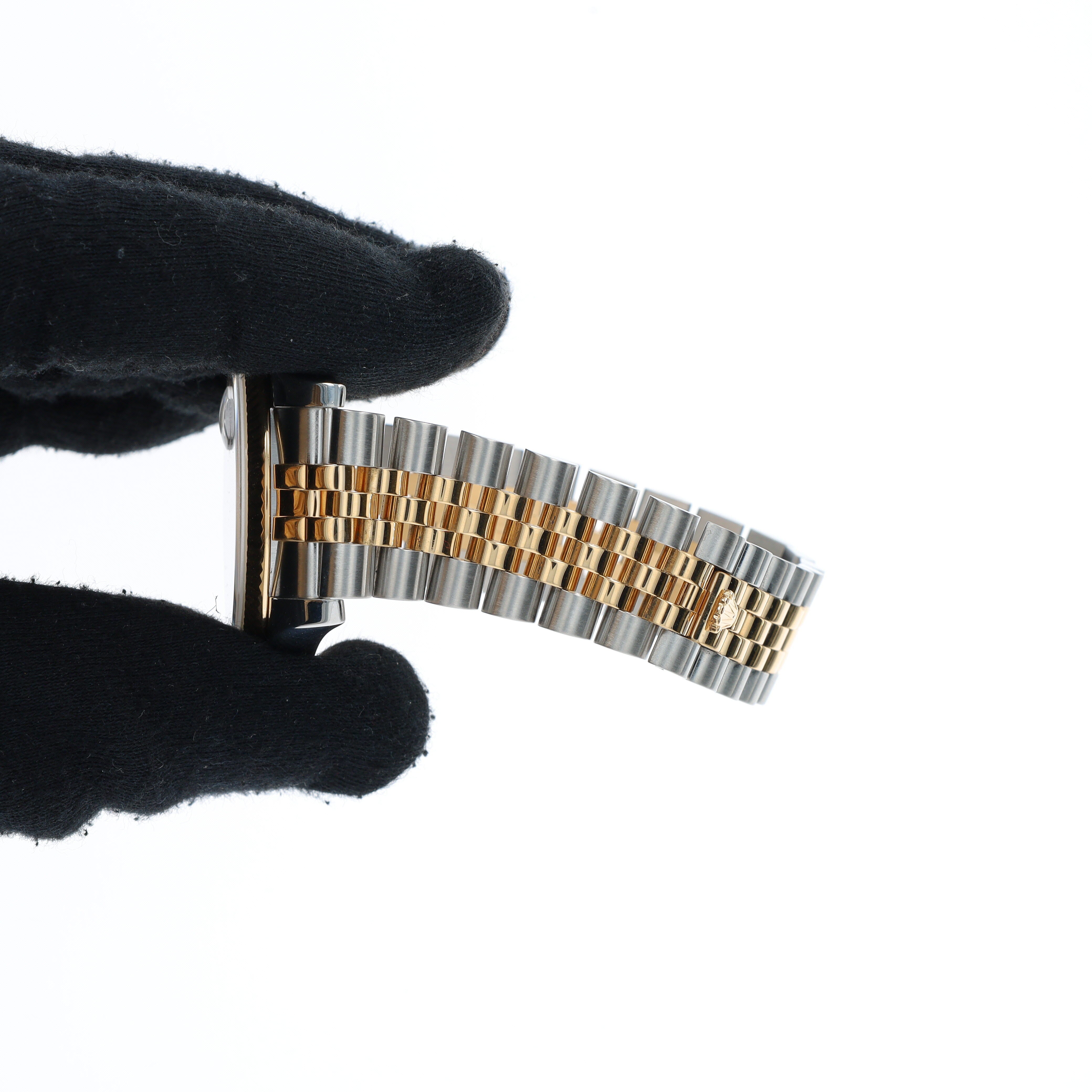 Rolex Datejust 116233 36mm Champagne Jubilee Diamonds Dial Fluted Bezel Jubilee Band - Luxuriant Concierge