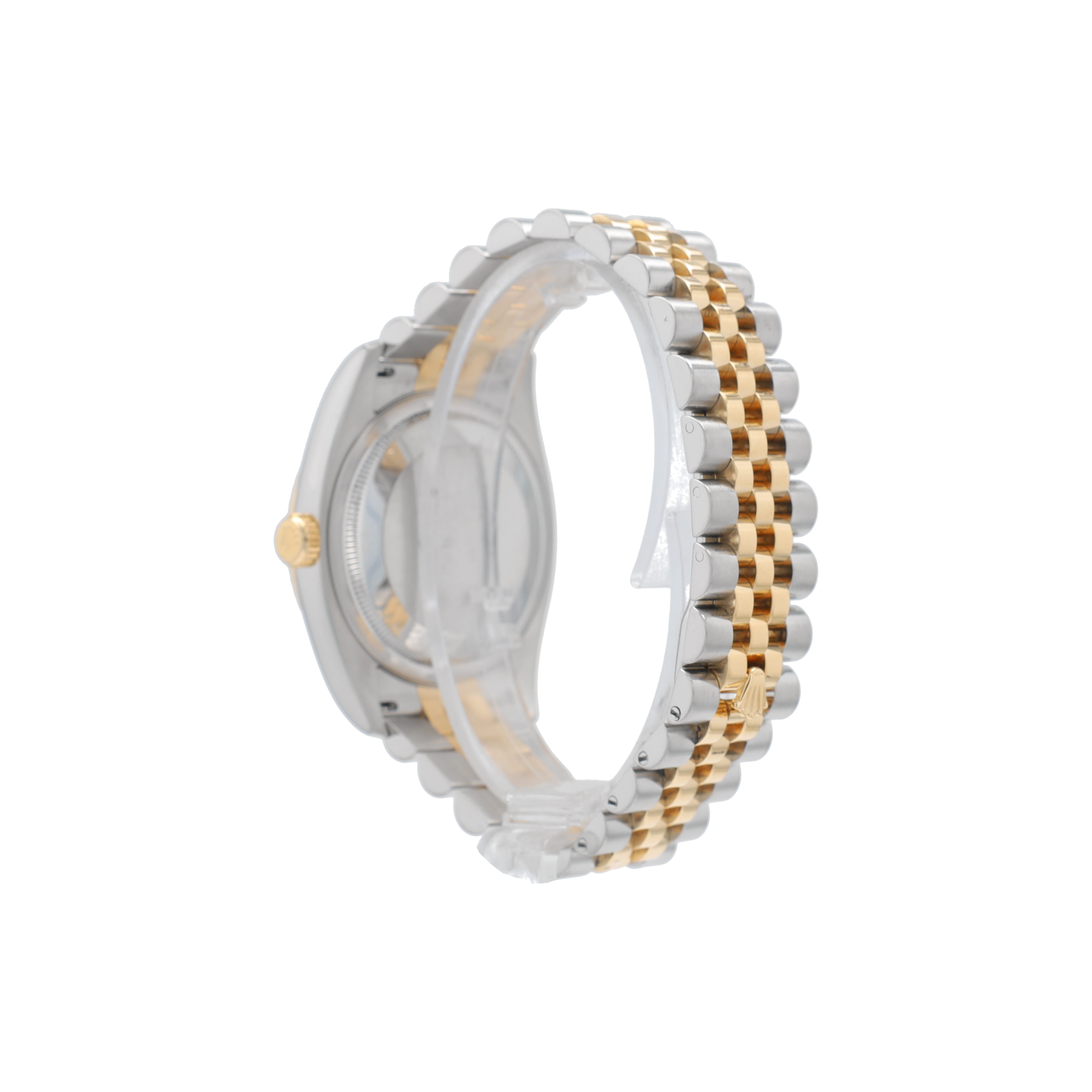Rolex Datejust 116233 36mm Champagne Jubilee Diamonds Dial Fluted Bezel Jubilee Band - Luxuriant Concierge