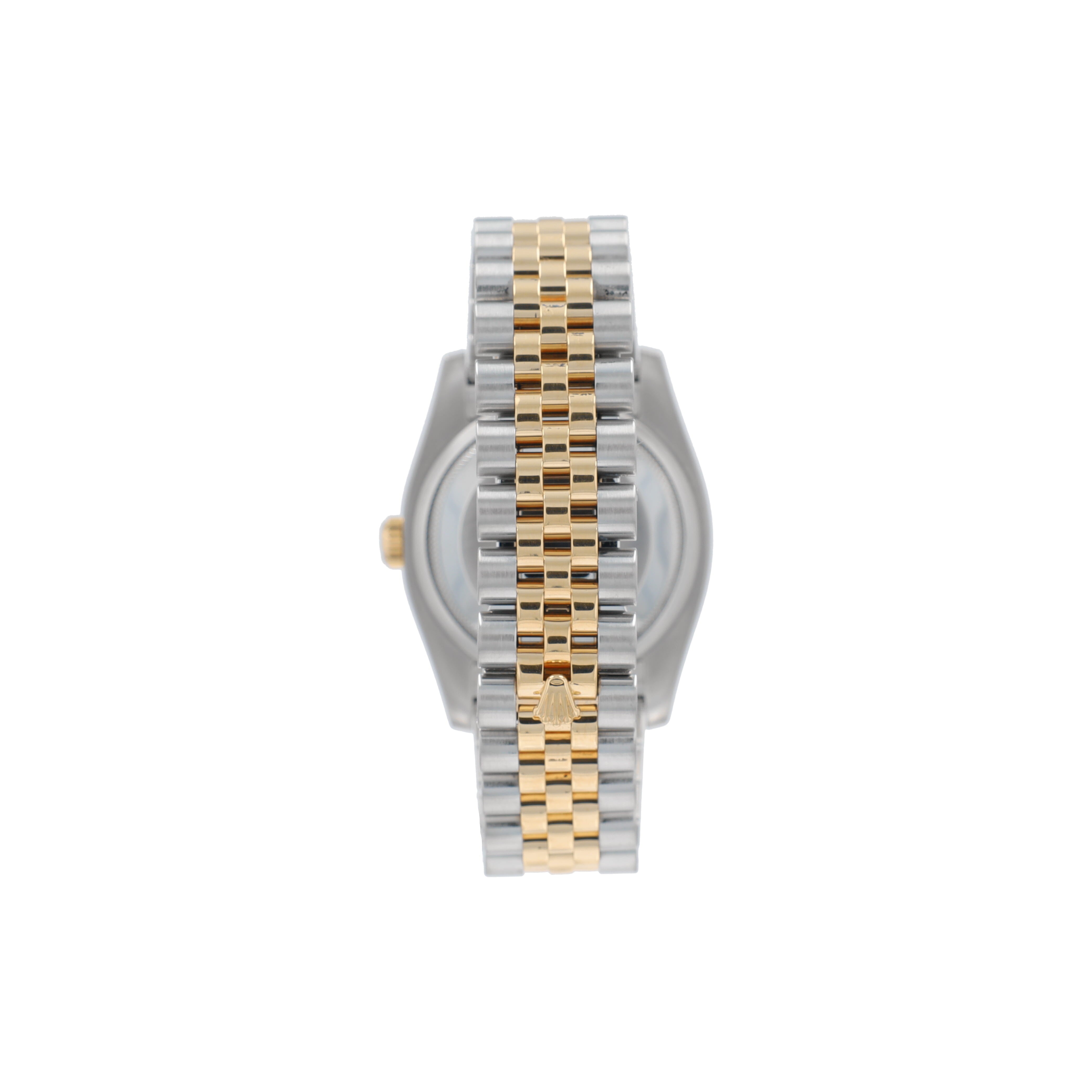 Rolex Datejust 116233 36mm Champagne Jubilee Diamonds Dial Fluted Bezel Jubilee Band - Luxuriant Concierge