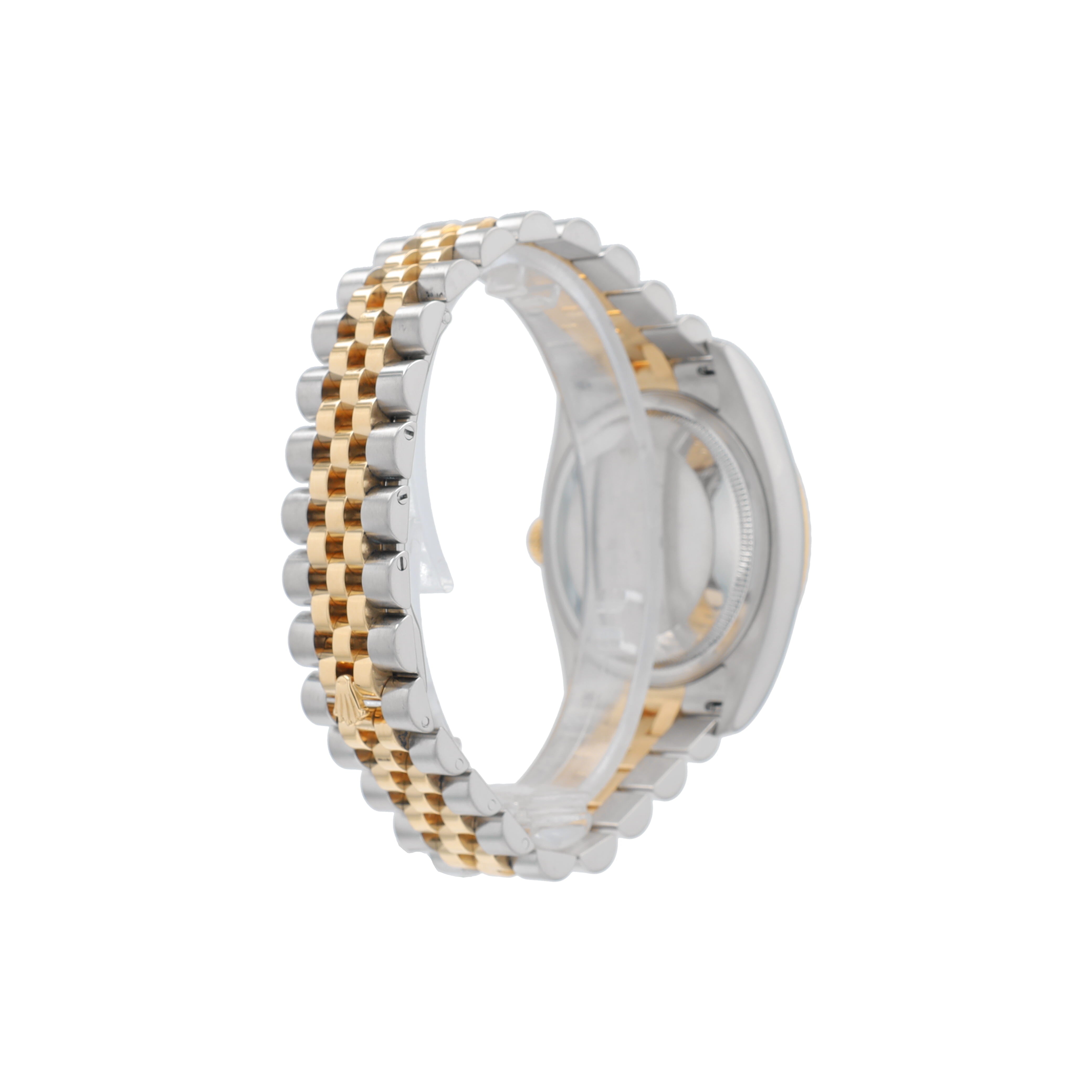 Rolex Datejust 116233 36mm Champagne Jubilee Diamonds Dial Fluted Bezel Jubilee Band - Luxuriant Concierge