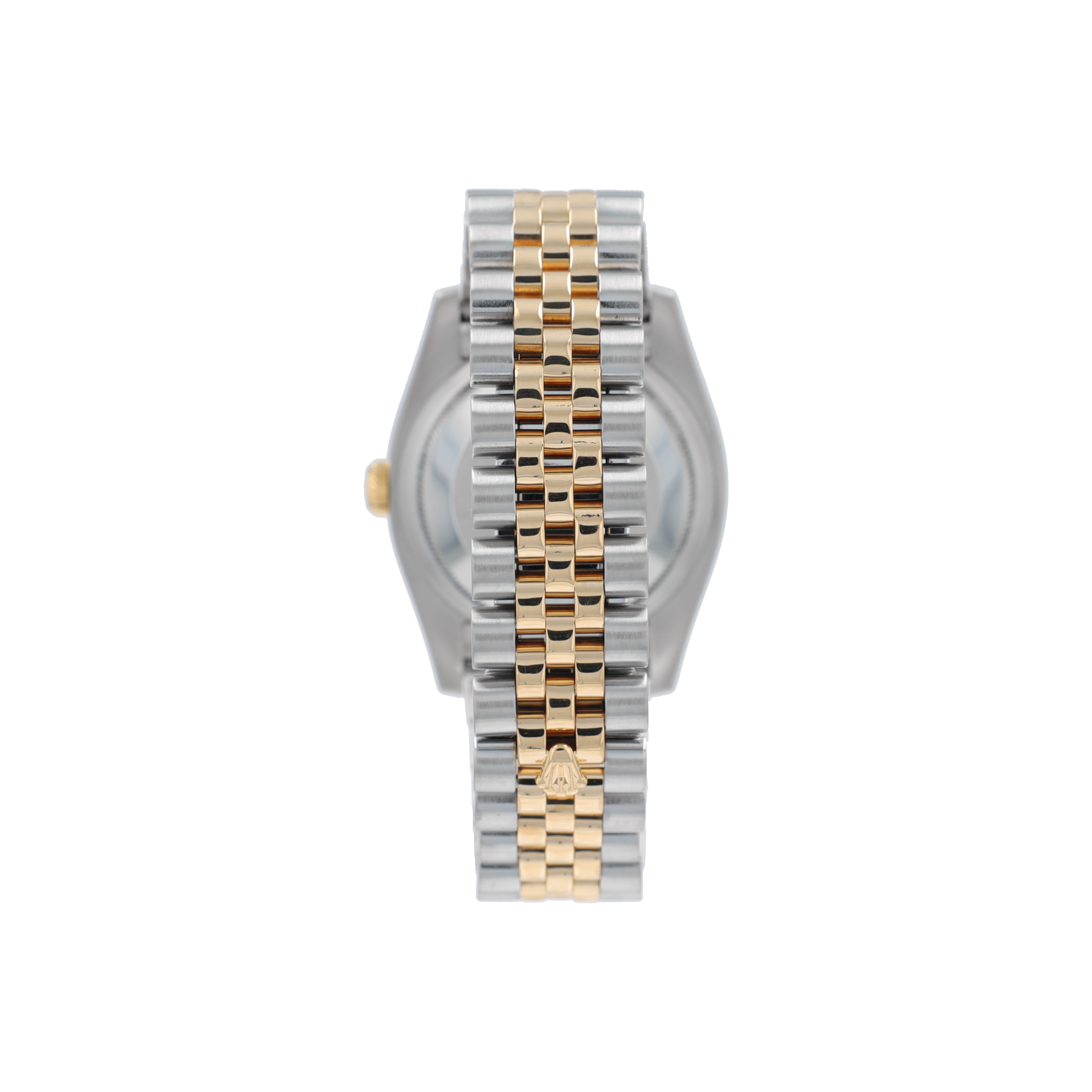 Rolex Datejust 116233 36mm Black Tuxedo Index Dial Fluted Bezel Jubilee Band - Luxuriant Concierge