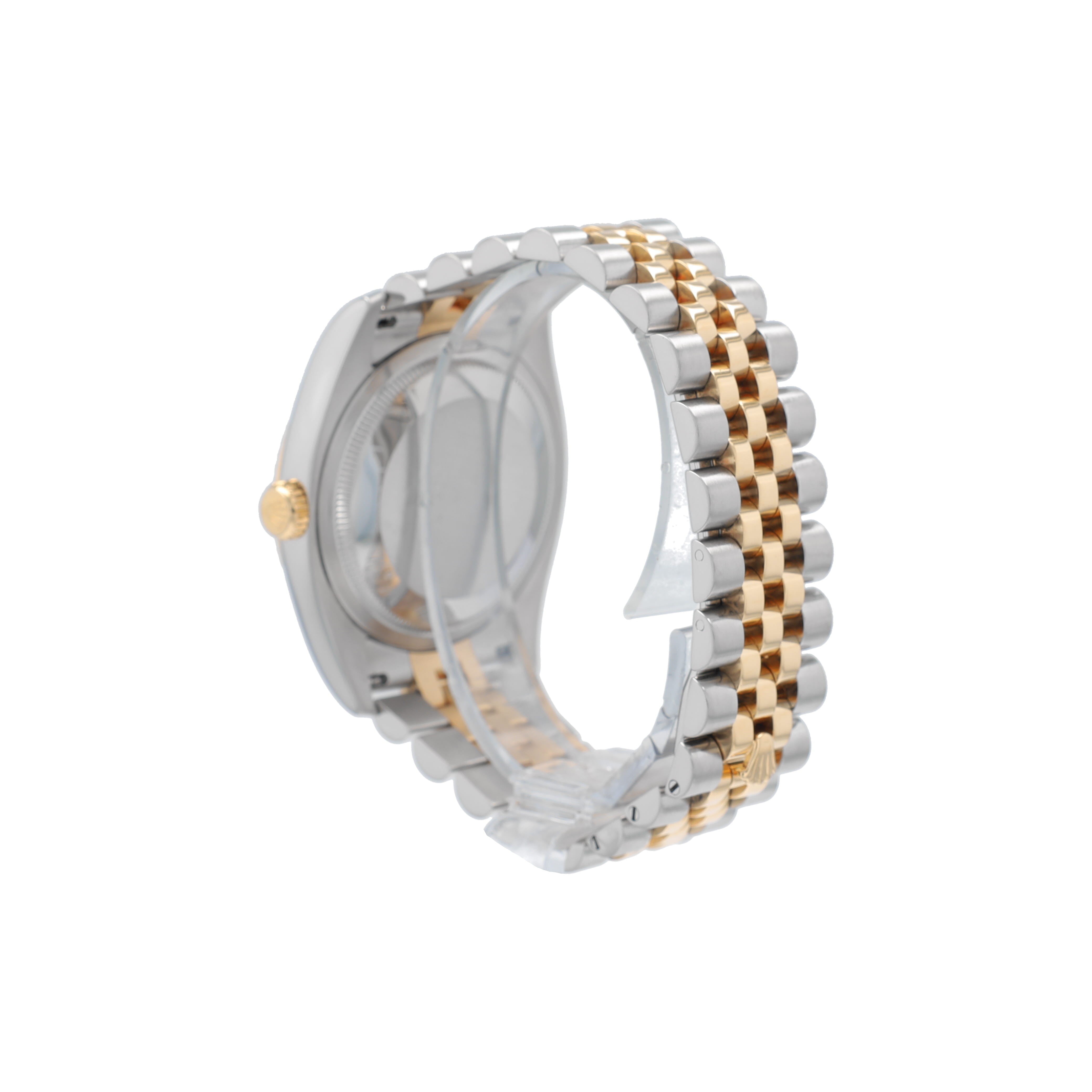 B&P Rolex Datejust 116233 36mm Blue Diamonds Dial Fluted Bezel Jubilee Band - Luxuriant Concierge