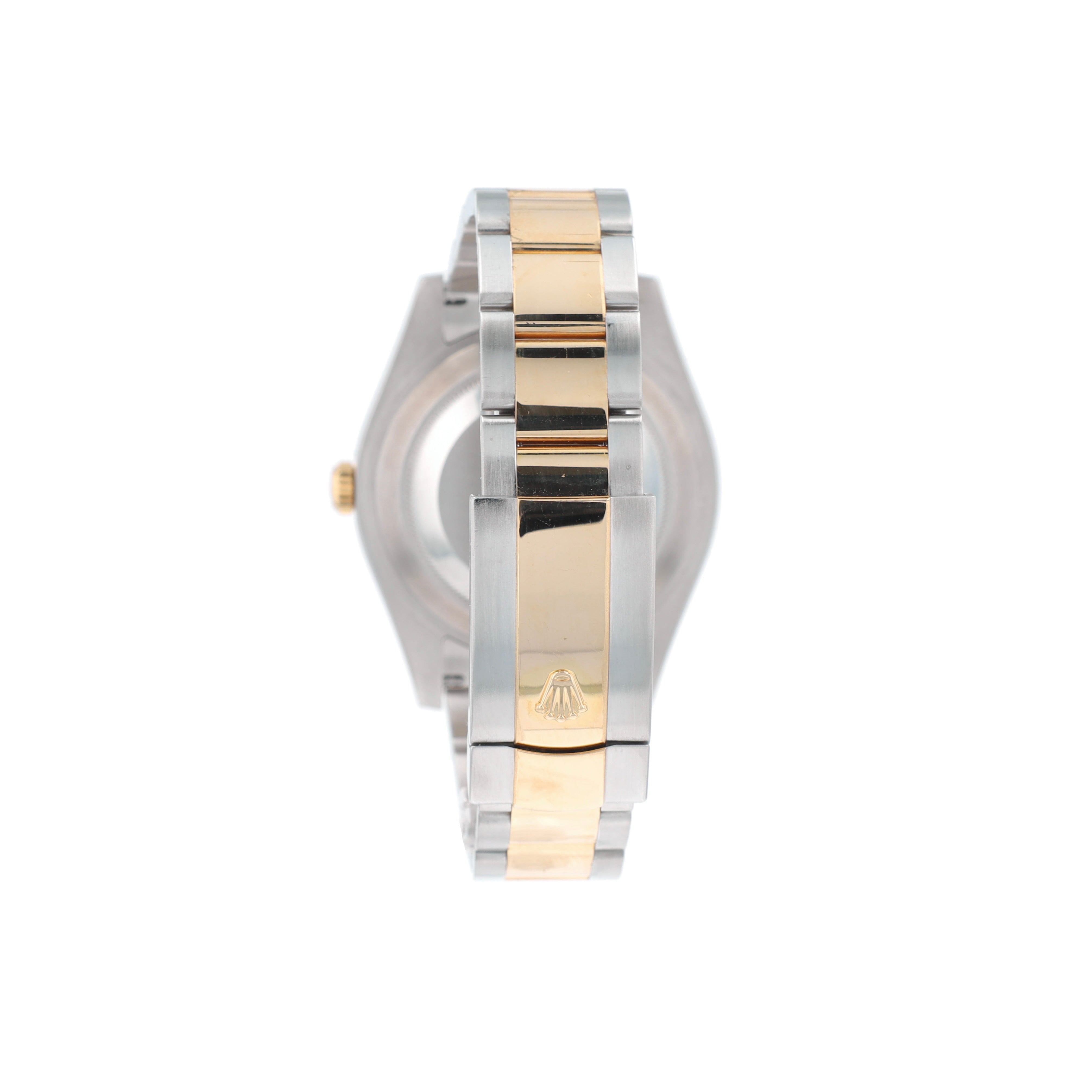 B&P Rolex Datejust 116333 41mm Champagne Luminous Index Dial Fluted Bezel Oyster Band - Luxuriant Concierge
