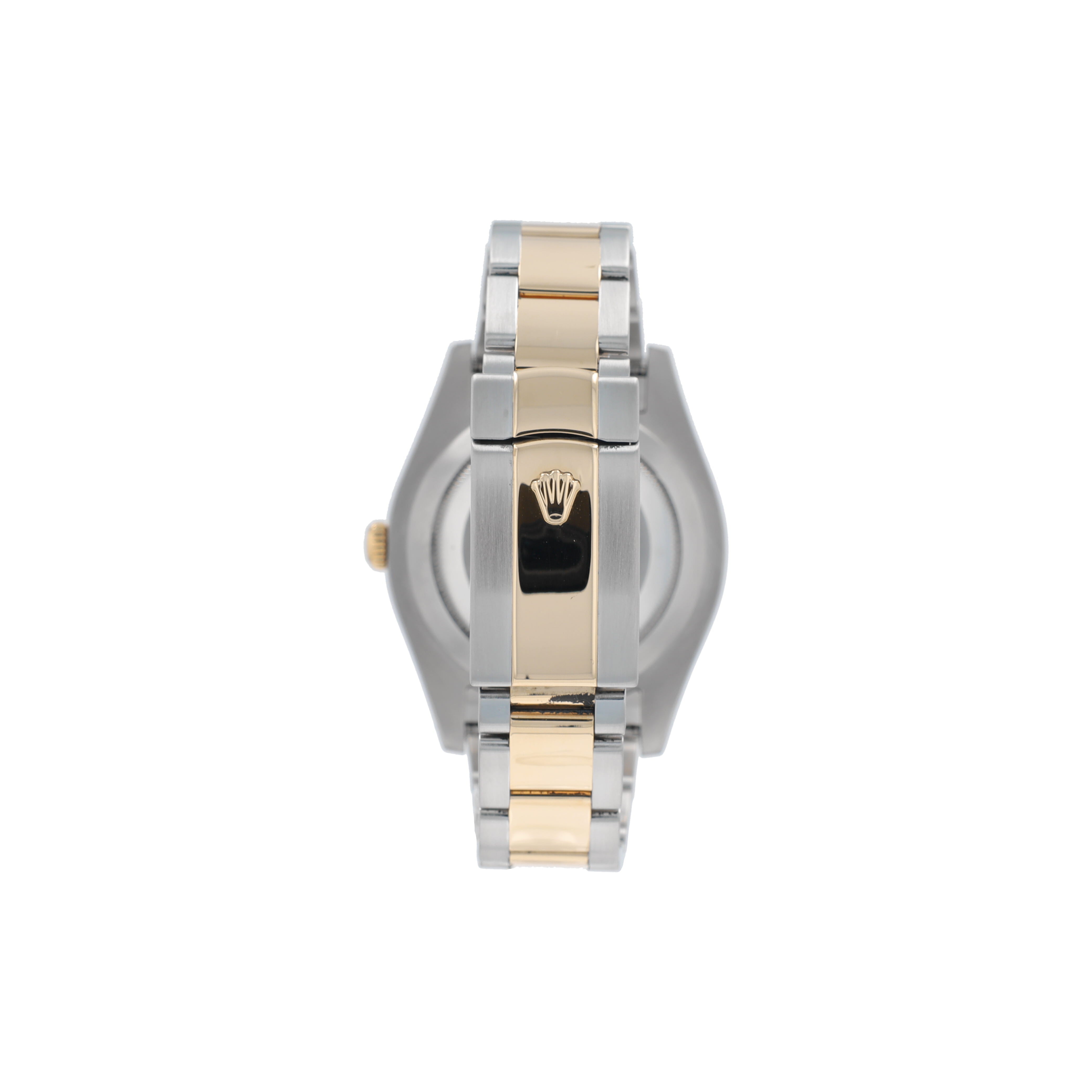 Rolex Datejust II 116333 41mm Black Diamonds Dial Fluted Bezel Oyster Band - Luxuriant Concierge