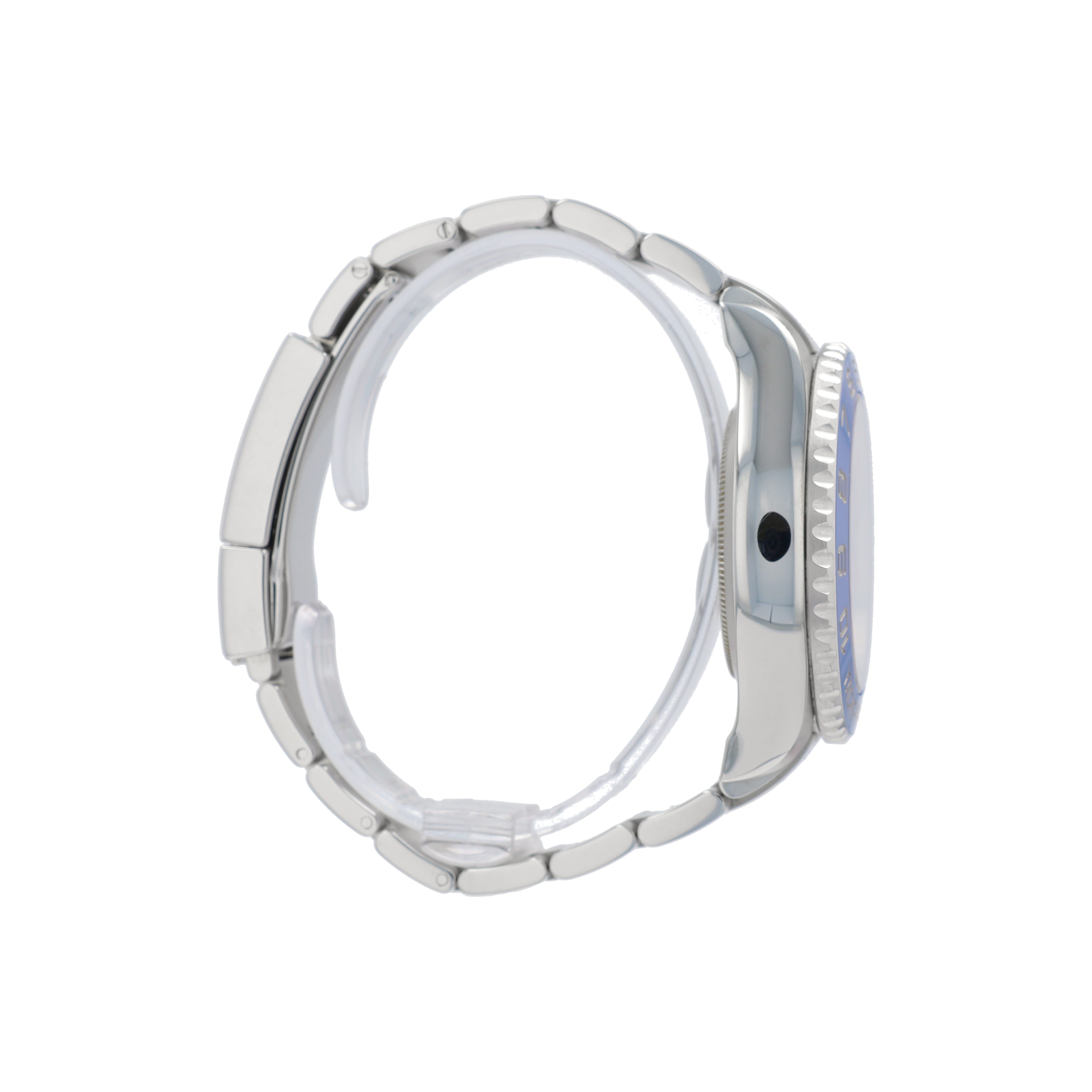 B&P Rolex Yacht-Master II 116680 44mm White Luminous Dial Rotating Bezel with Blue Insert Bezel Oyster Band - Luxuriant Concierge