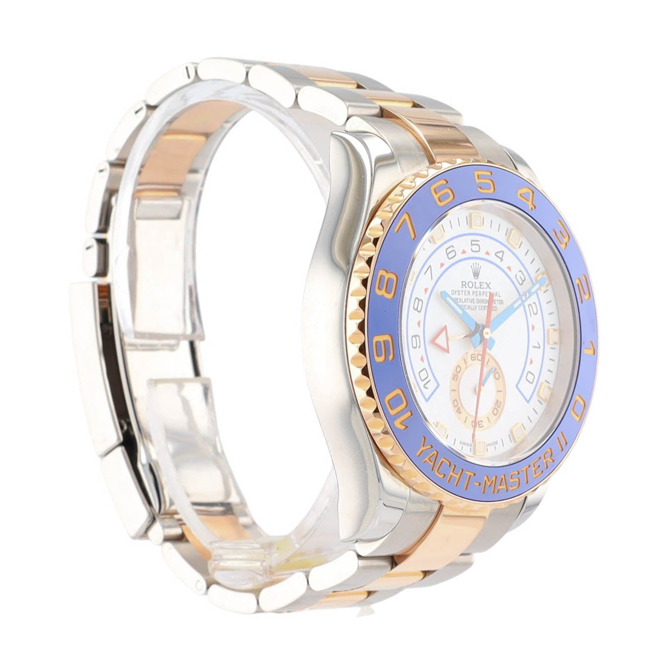 Rolex Yacht-Master II 116681M 44mm White Luminous Dial Rotatable Ceramic Bezel Oyster Band