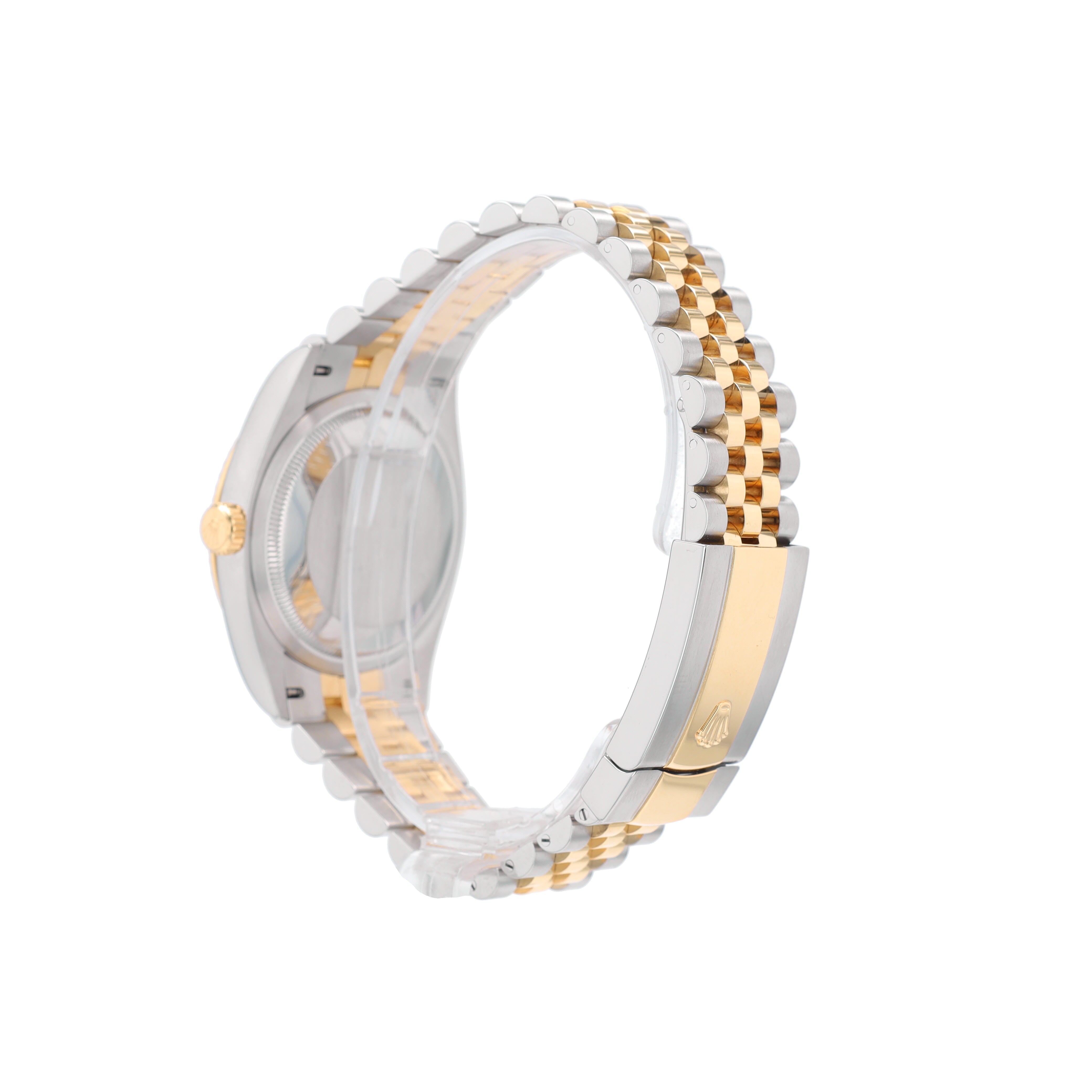 Rolex Datejust 126233 36mm Champagne Index Luminous Dial Fluted Bezel Jubilee Band - Luxuriant Concierge