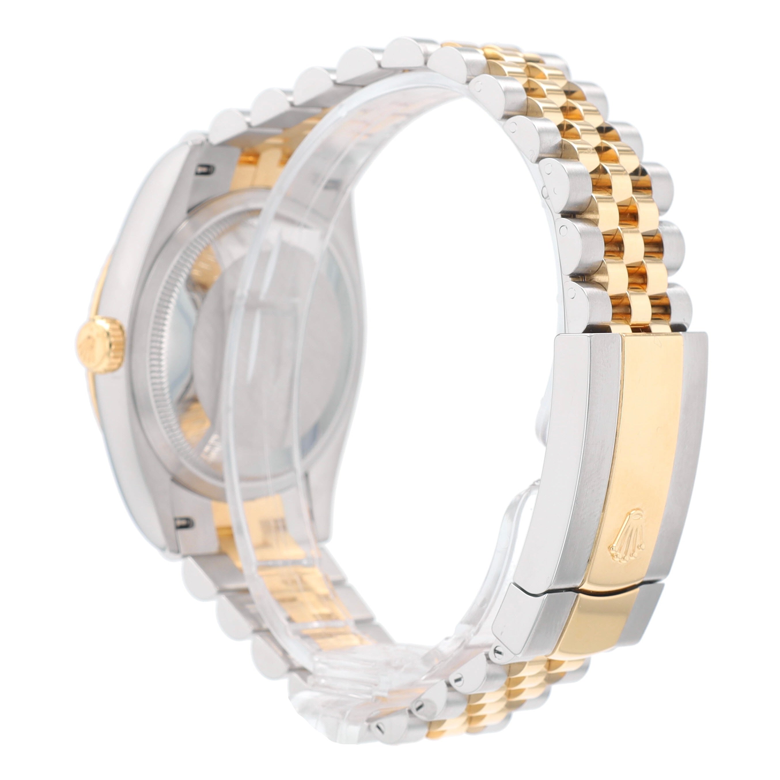 Rolex Datejust 126233 Two-Tone Champagne Motif Index Dial Fluted 36mm Mens Watch - Luxuriant Concierge