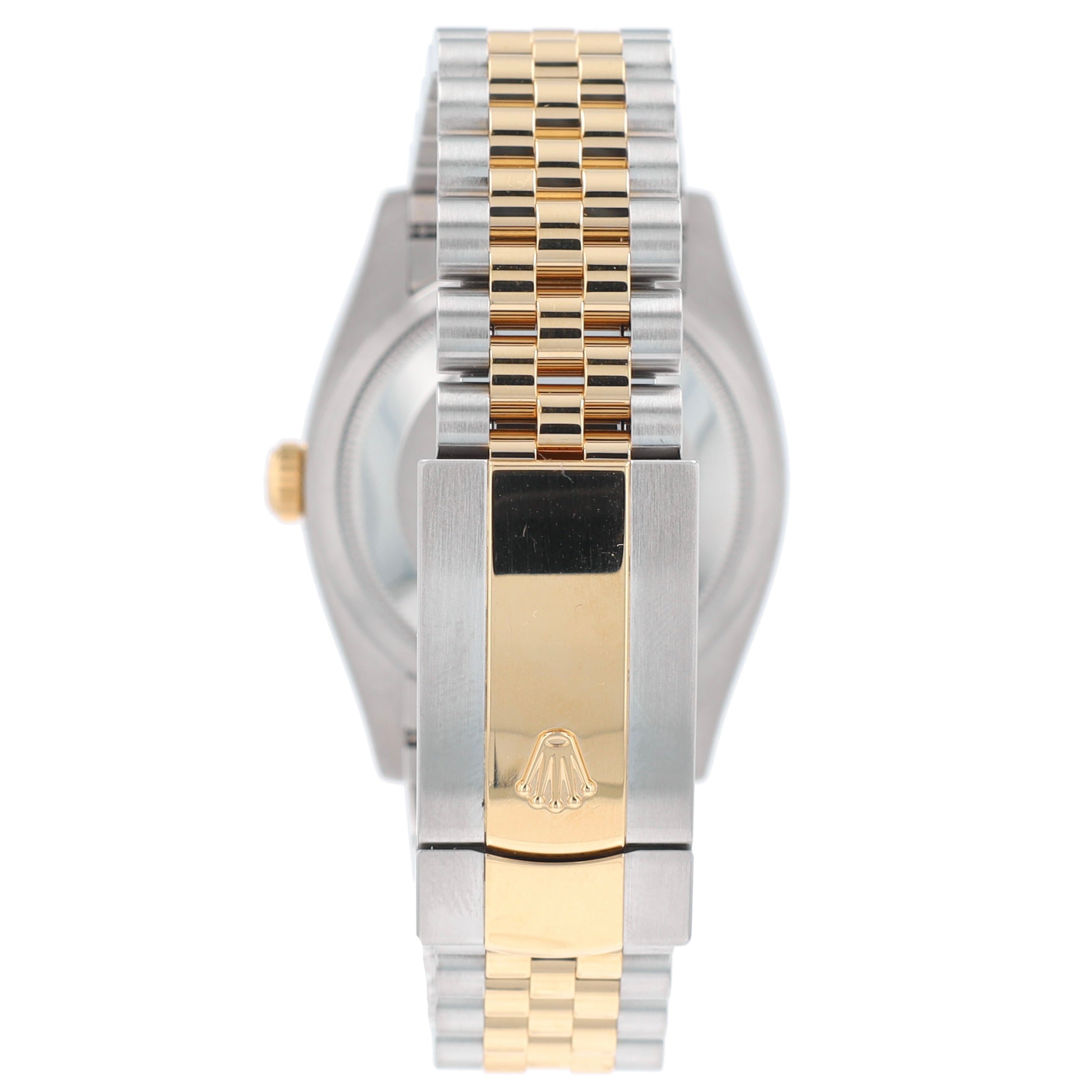 Rolex Datejust 126233 Two-Tone Champagne Motif Index Dial Fluted 36mm Mens Watch - Luxuriant Concierge