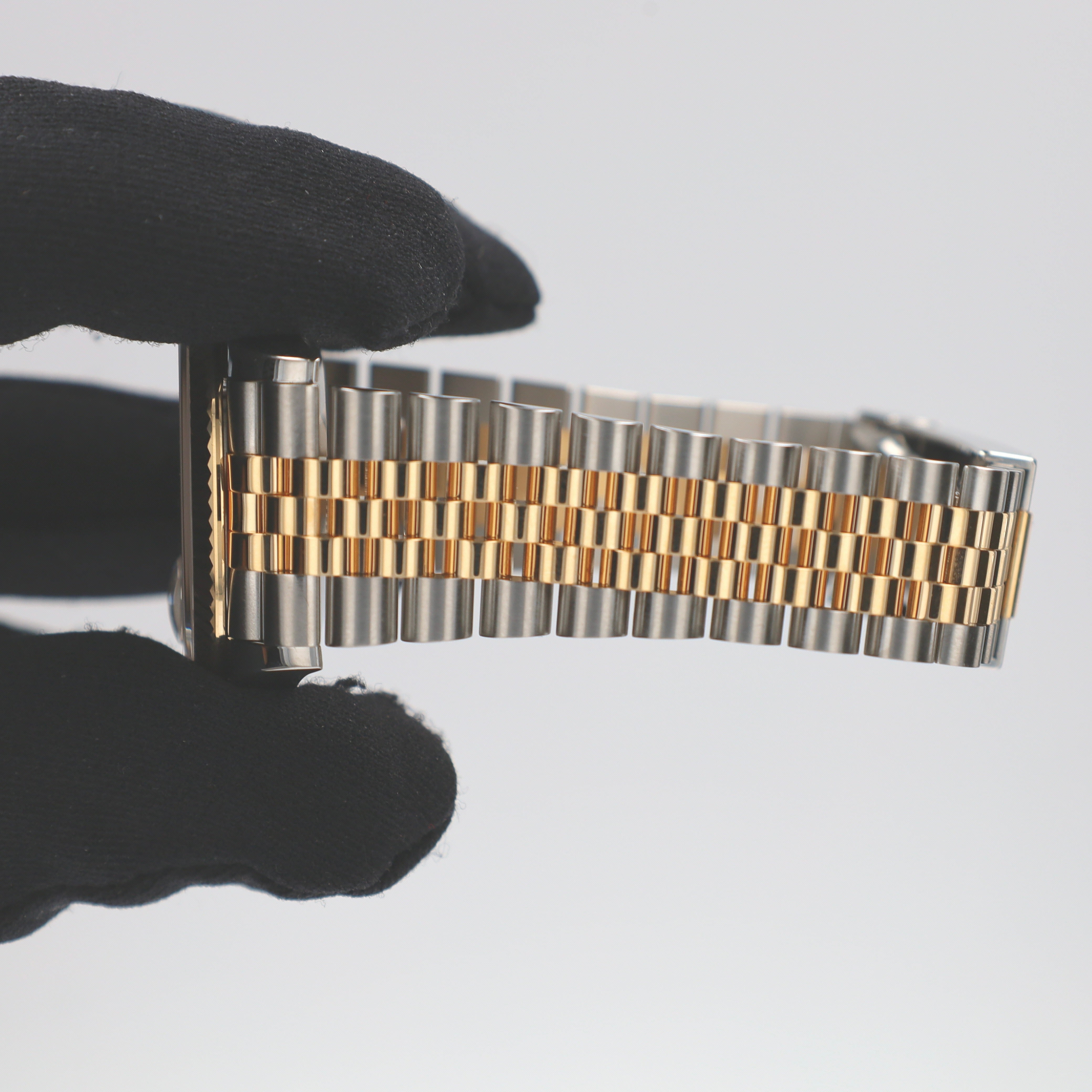 Rolex Datejust 126233 Two-Tone Champagne Motif Index Dial Fluted 36mm Mens Watch - Luxuriant Concierge