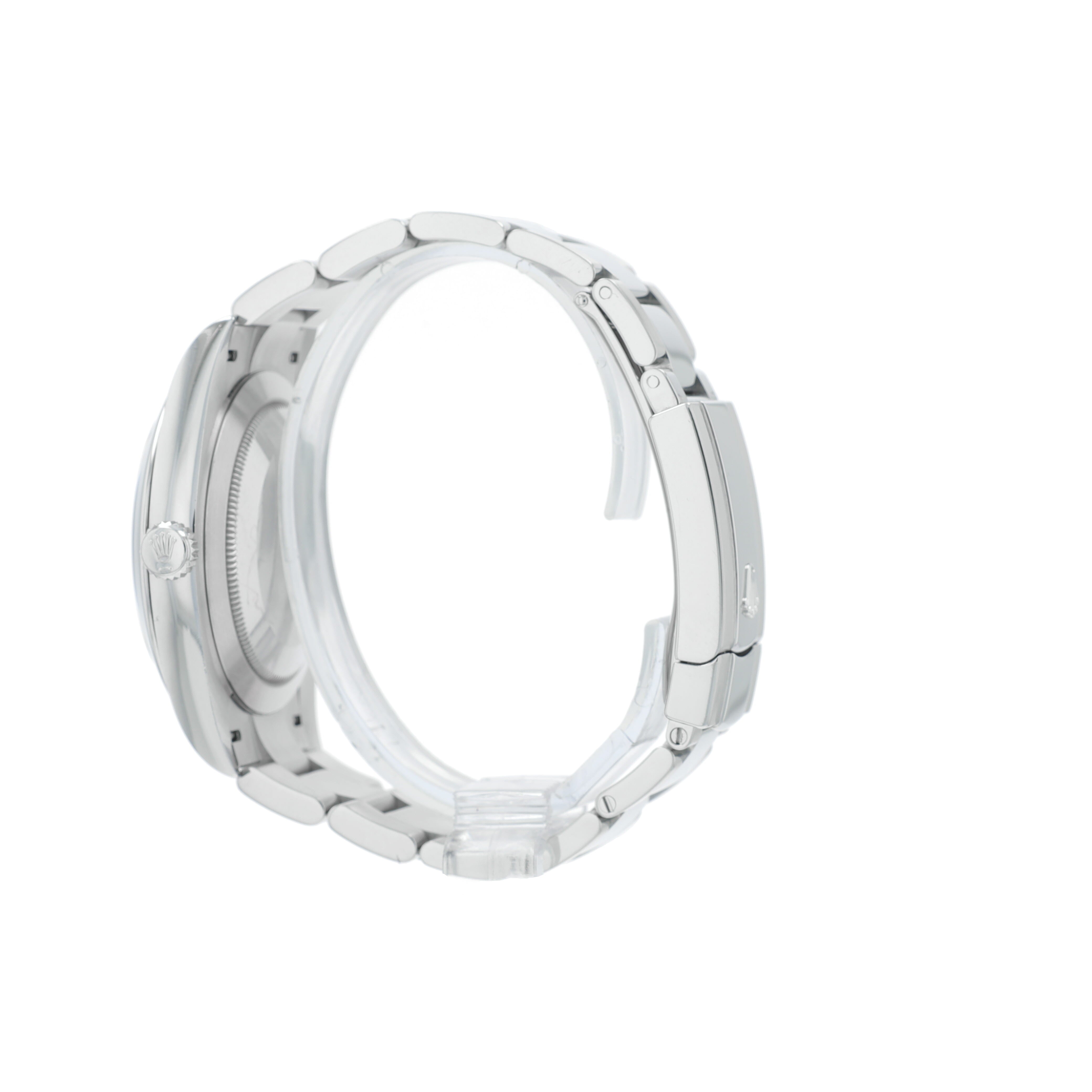 B&P Rolex Datejust 126300 41mm White Luminous Index Dial Smooth Bezel Oyster Band - Luxuriant Concierge