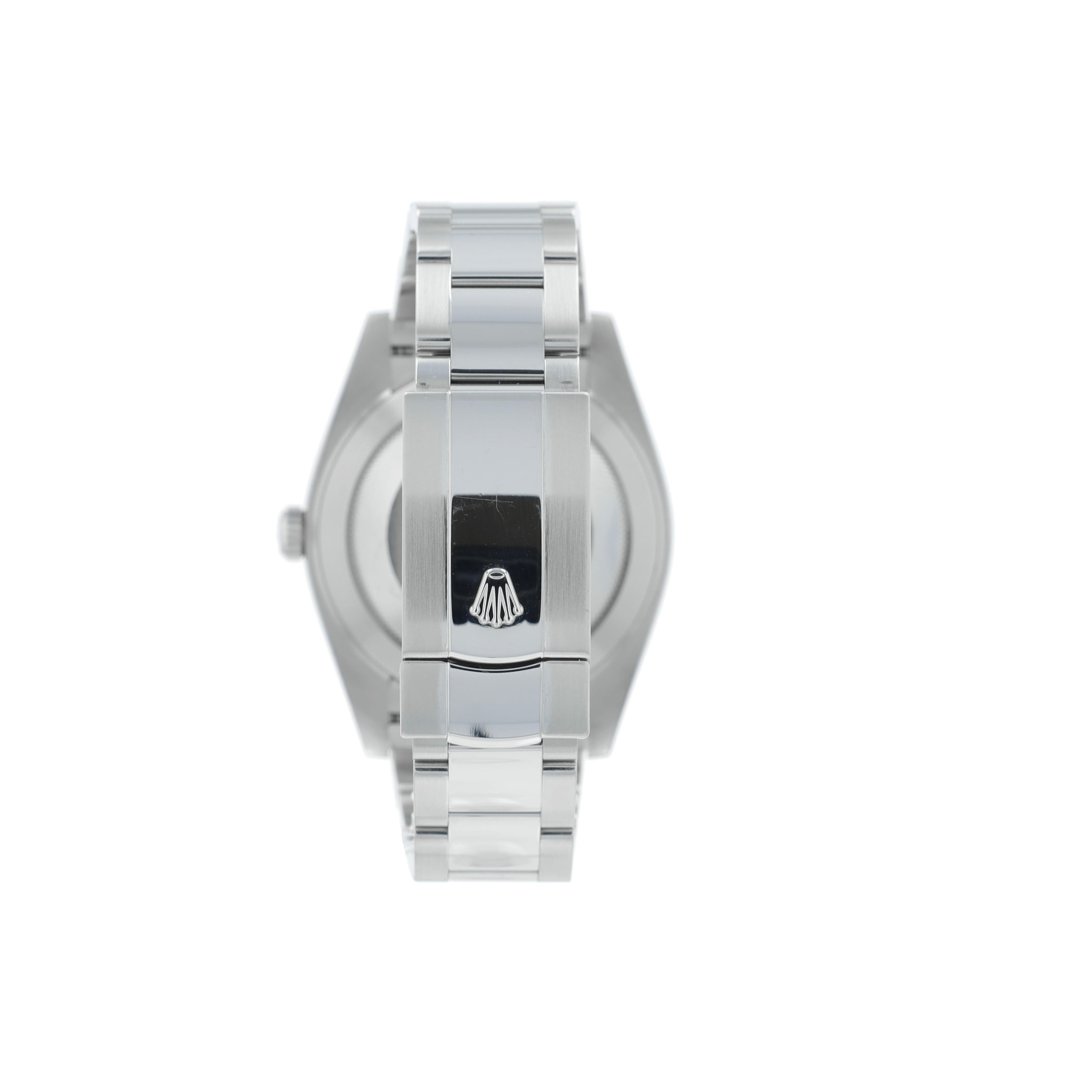 B&P Rolex Datejust 126300 41mm White Luminous Index Dial Smooth Bezel Oyster Band - Luxuriant Concierge