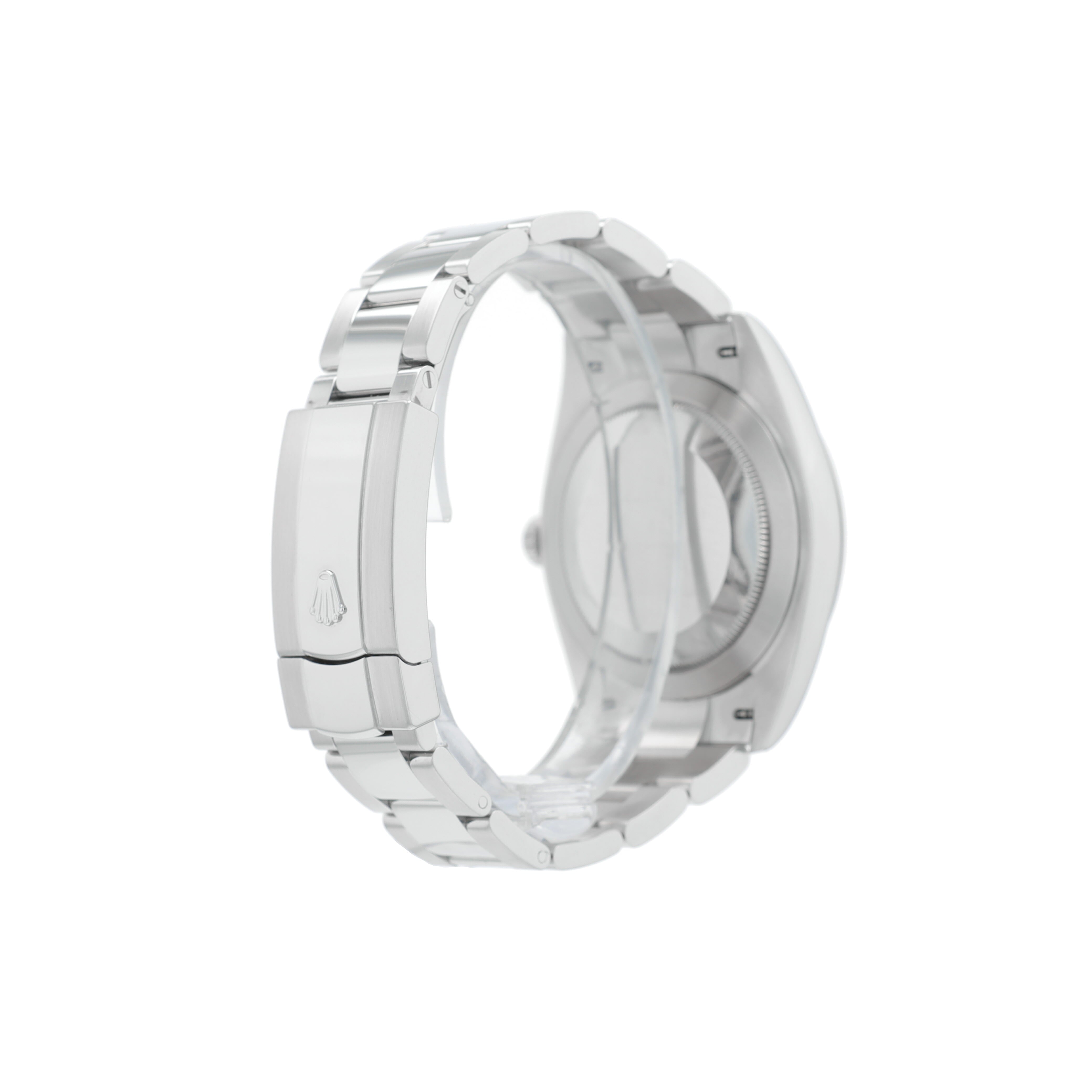 B&P Rolex Datejust 126300 41mm White Luminous Index Dial Smooth Bezel Oyster Band - Luxuriant Concierge