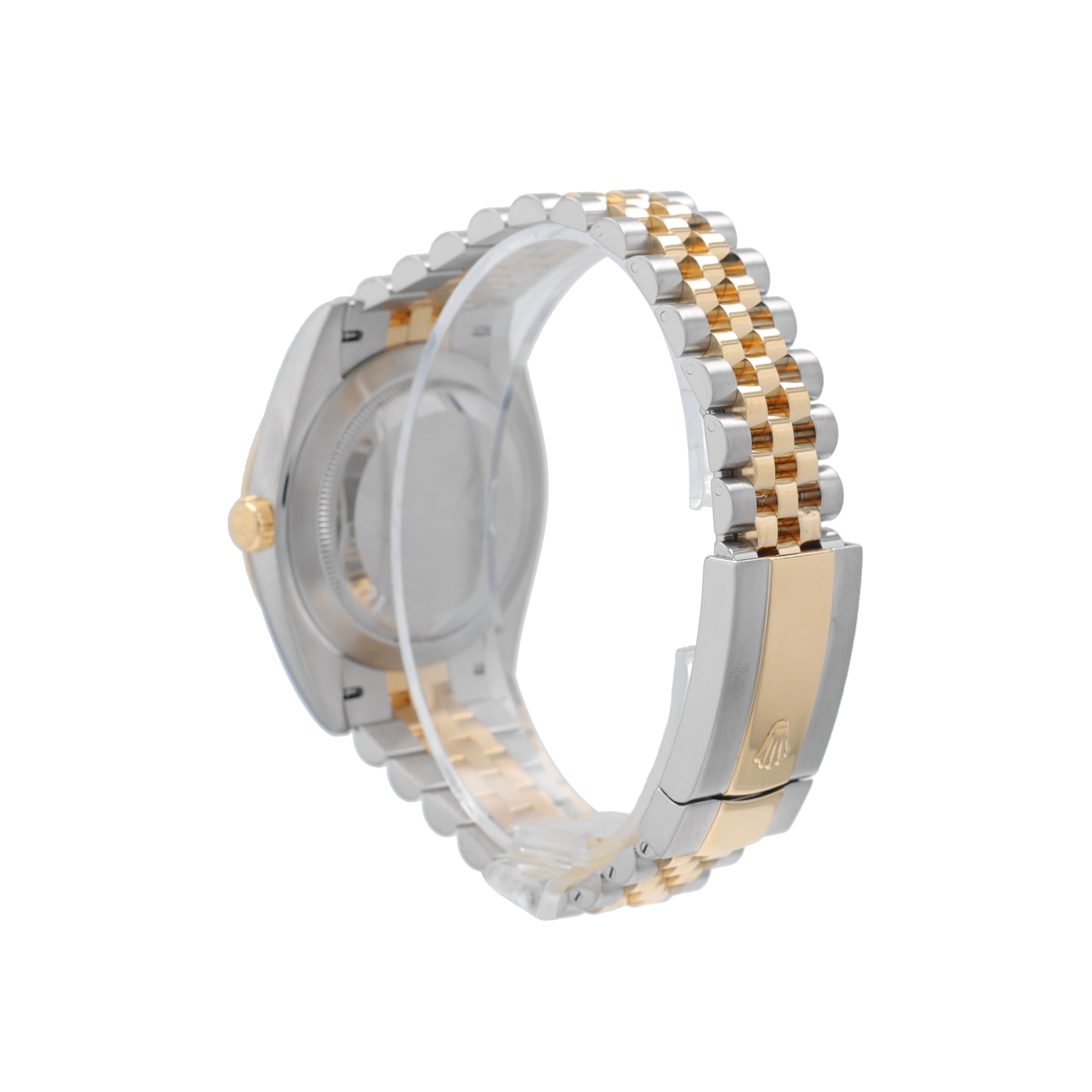 B&P Rolex Datejust 40 126333 41mm Champagne Index Dial Fluted Bezel Jubilee Band - Luxuriant Concierge